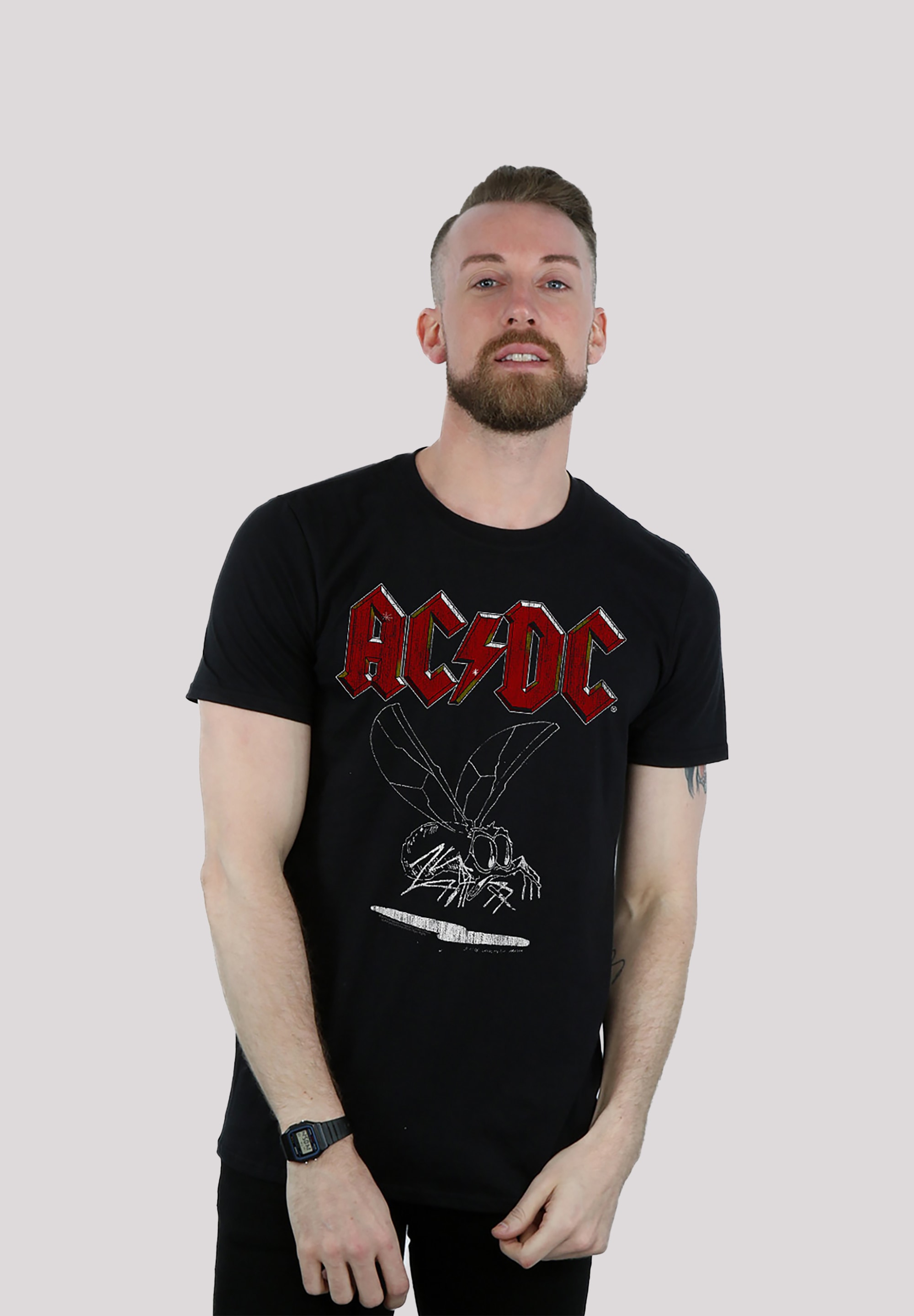 F4NT4STIC T-Shirt »ACDC Fly On The Wall 1985 für Kinder & Herren«, Print