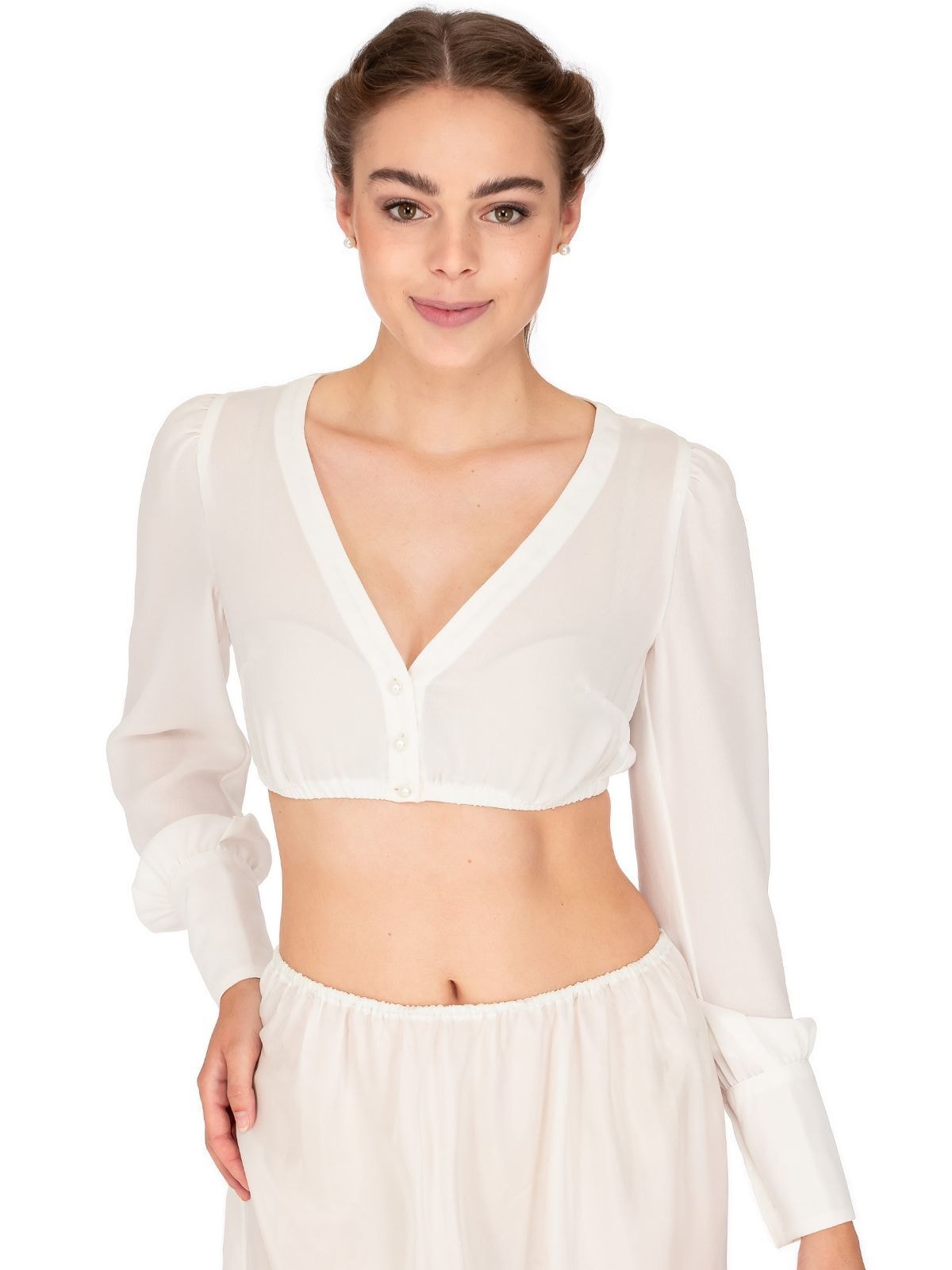 MarJo Dirndlbluse »Dirndlbluse JACHENAU«