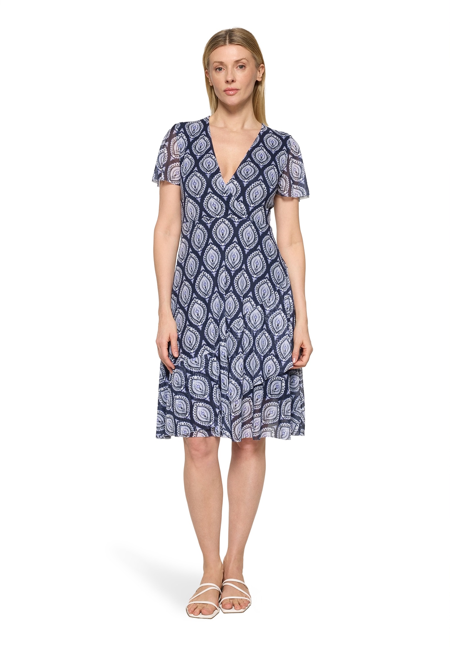 Cartoon Volantkleid "Damen mit Rüschen" Ohne Tasche günstig online kaufen