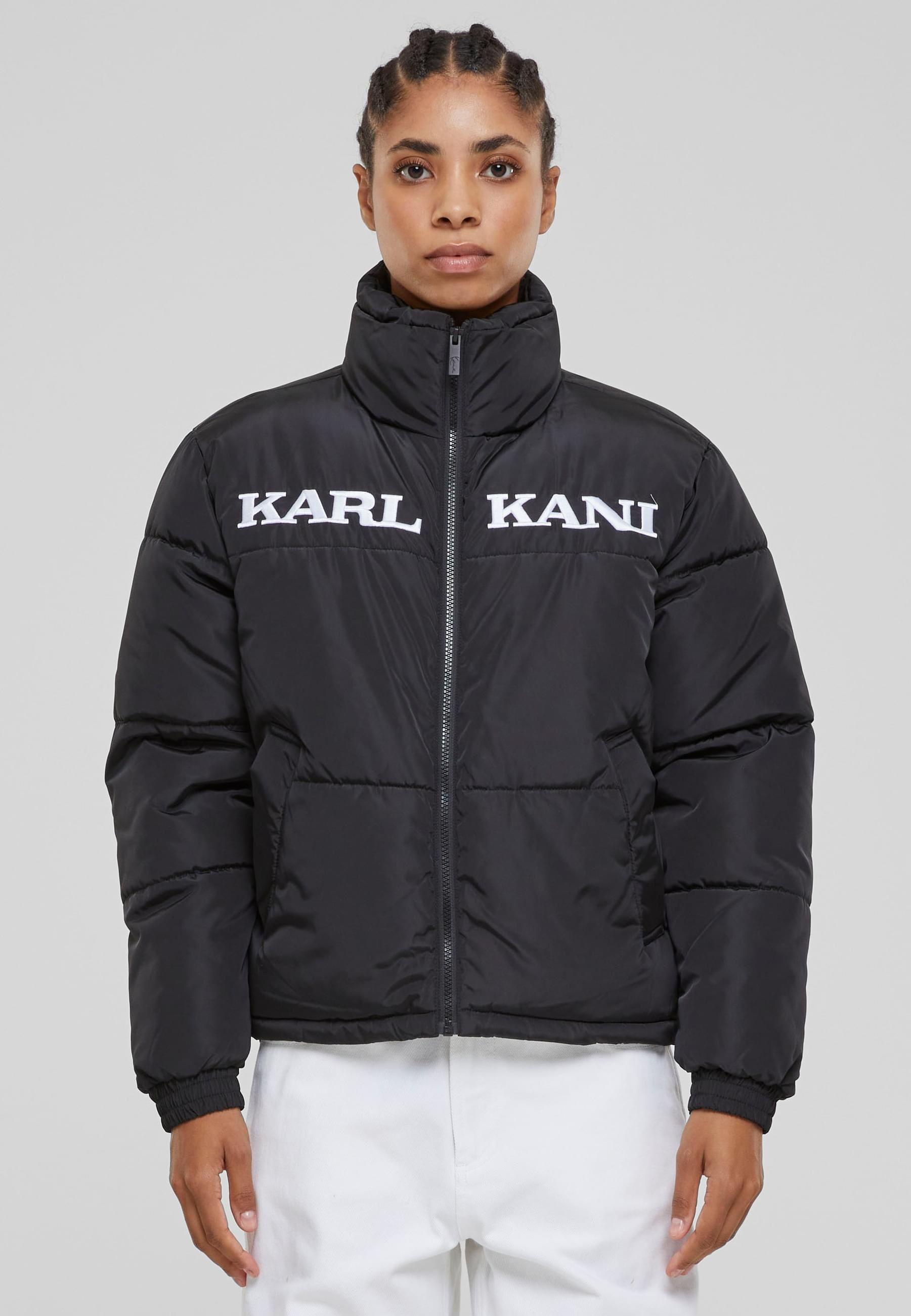 Karl Kani Winterjacke »Karl Kani Damen KW-JK012-001-01 KK Retro Essential Puffer Jacket«, (1 St.), ohne Kapuze