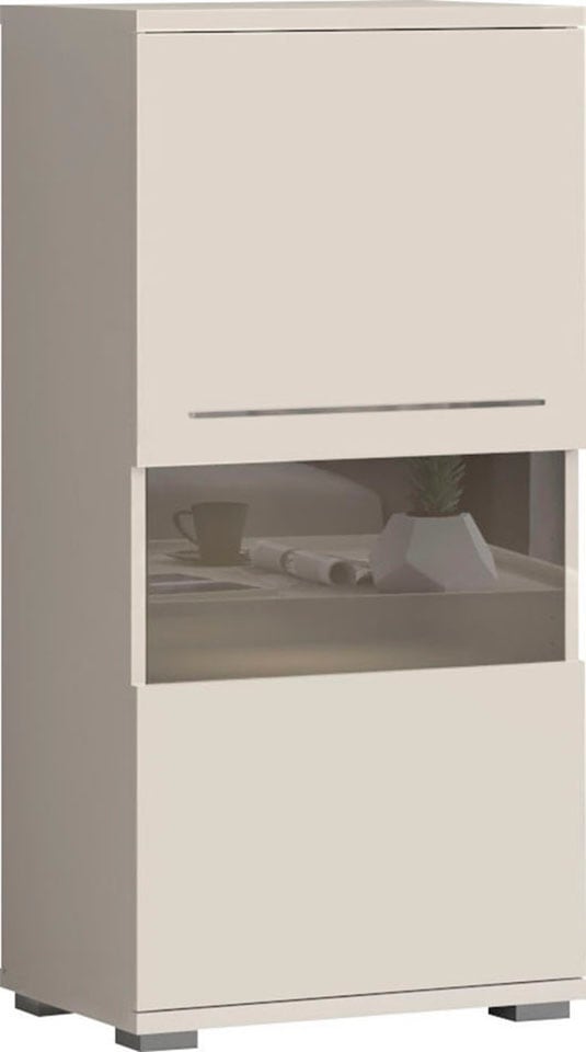 Places of Style Highboard "Piano Vitrine", UV lackiert, Soft-Close Funktion günstig online kaufen