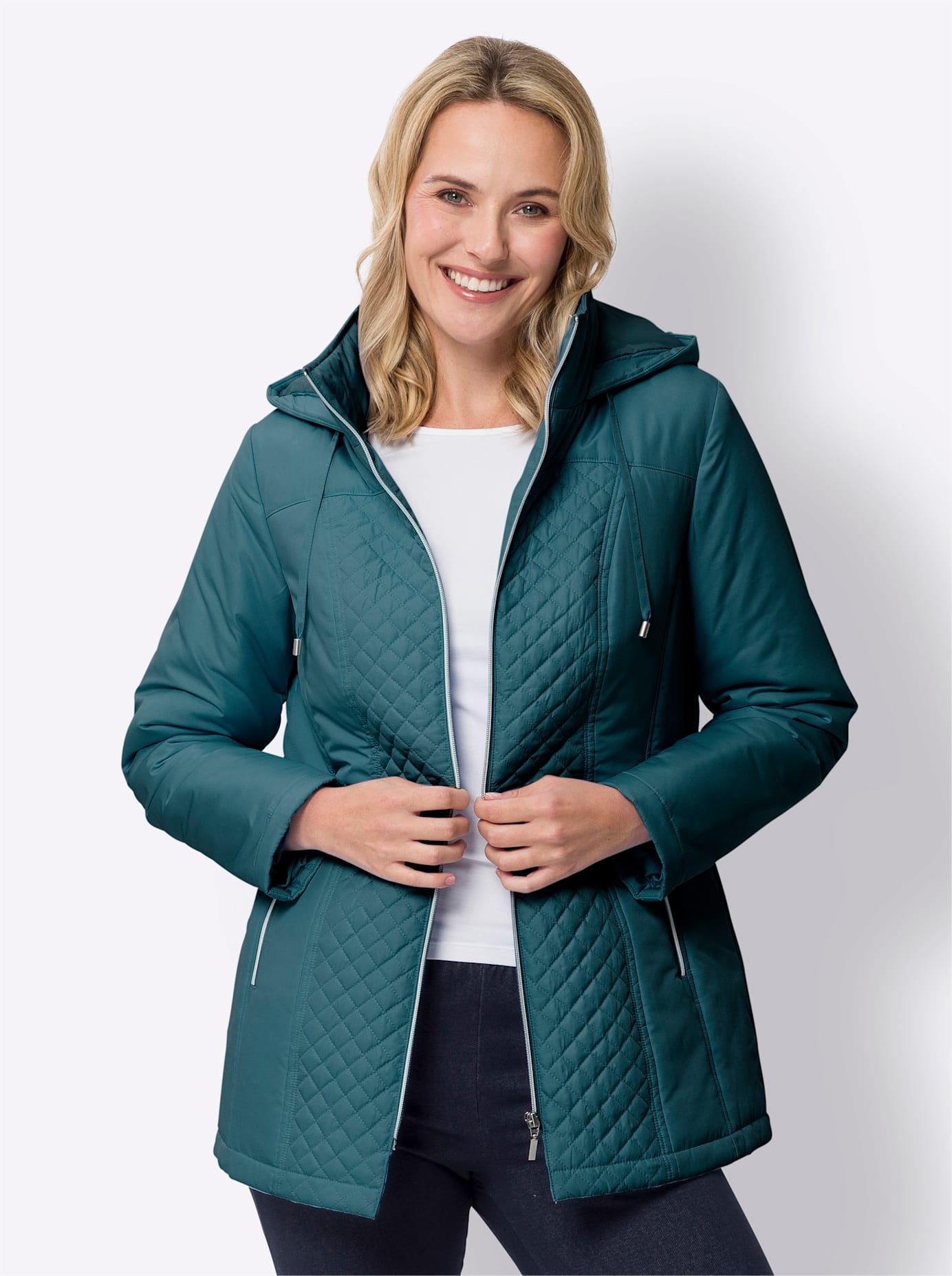 Classic Basics Steppjacke, mit Kapuze günstig online kaufen