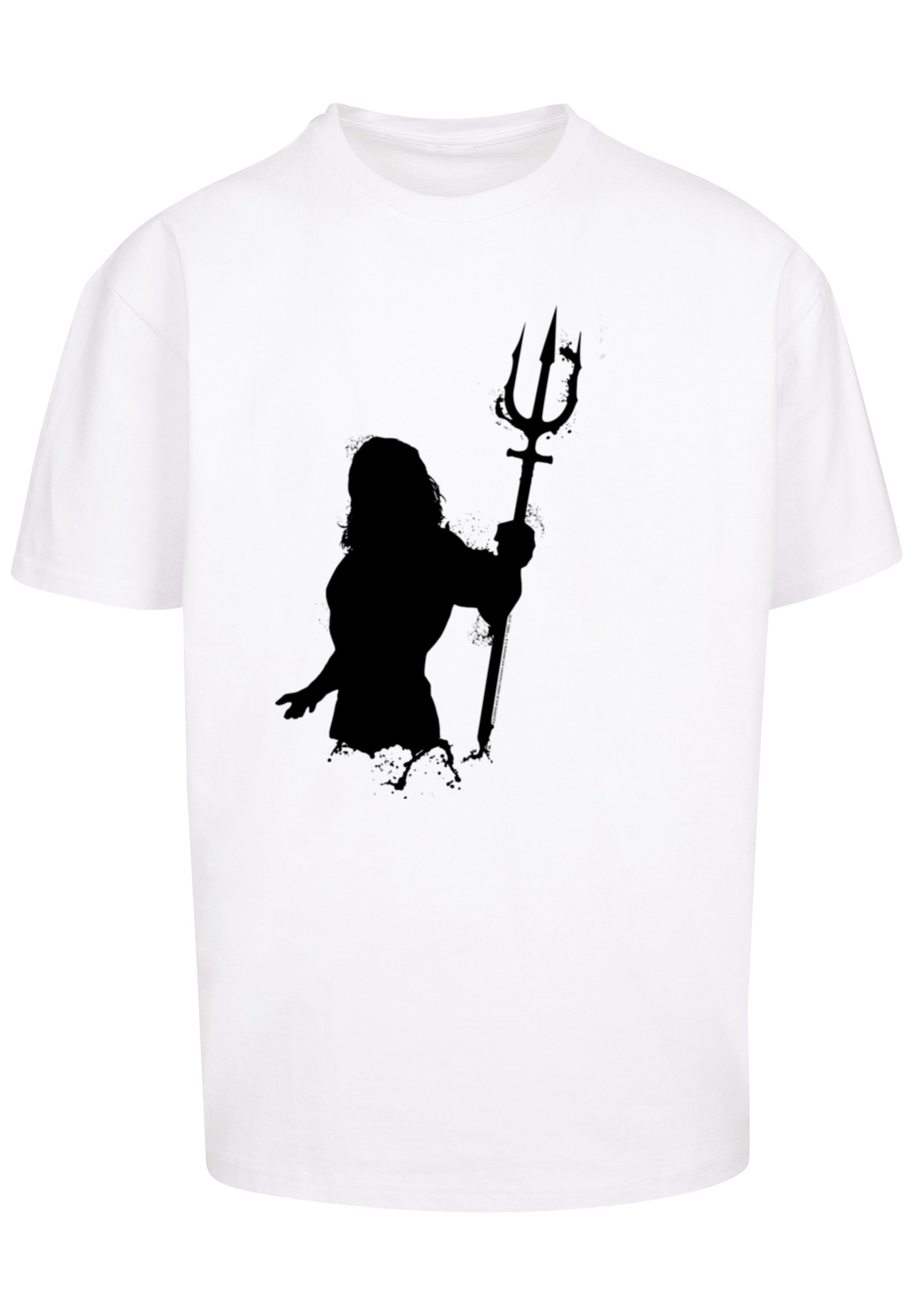 F4NT4STIC T-Shirt »DC Comics Boys Aquaman Mono Silhouette«, Print