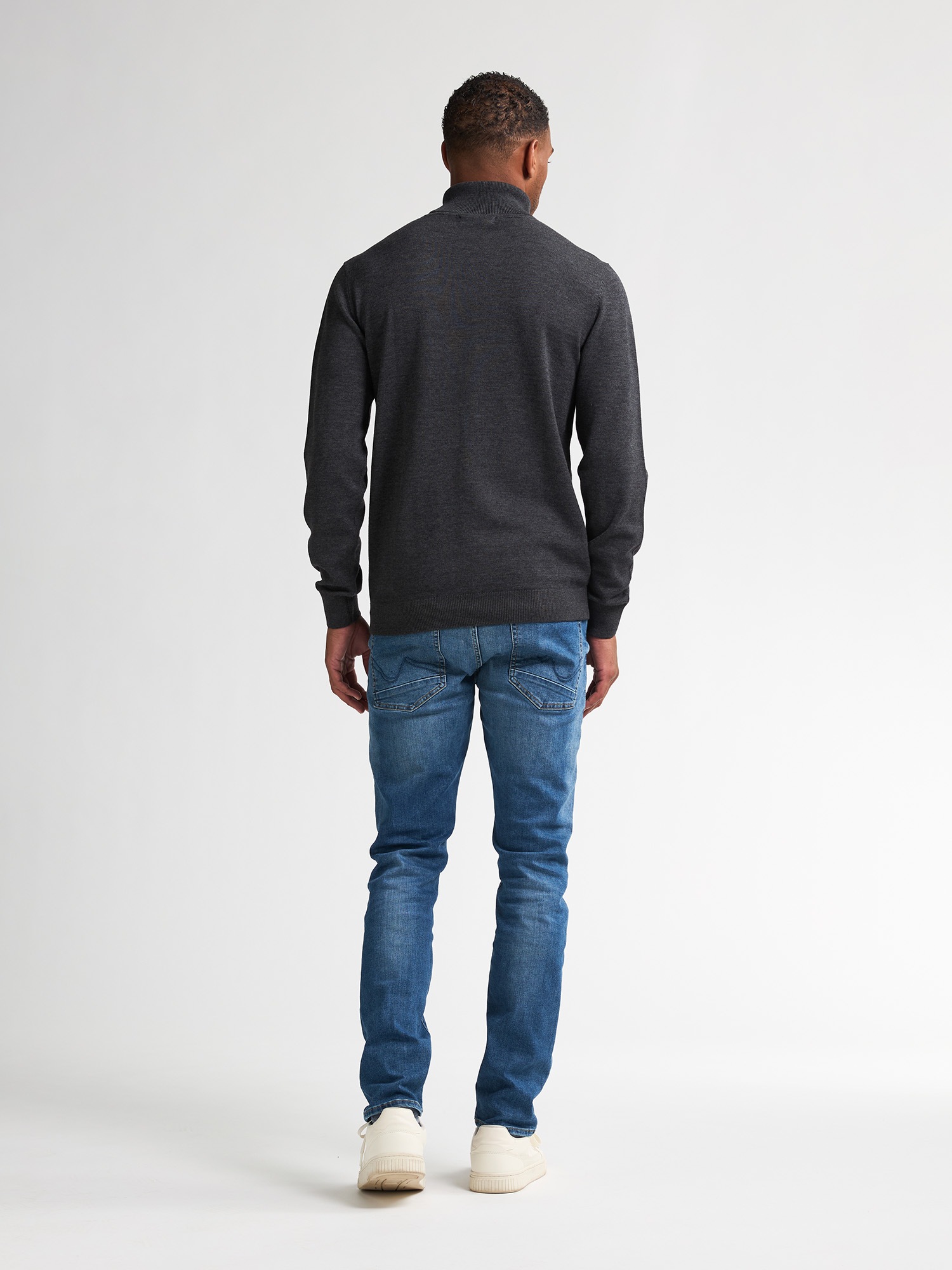 Petrol Industries Rollkragenpullover »Men Knitwear Collar Basi«, Pflegeleichter Materialmix mit Baumwollanteil
