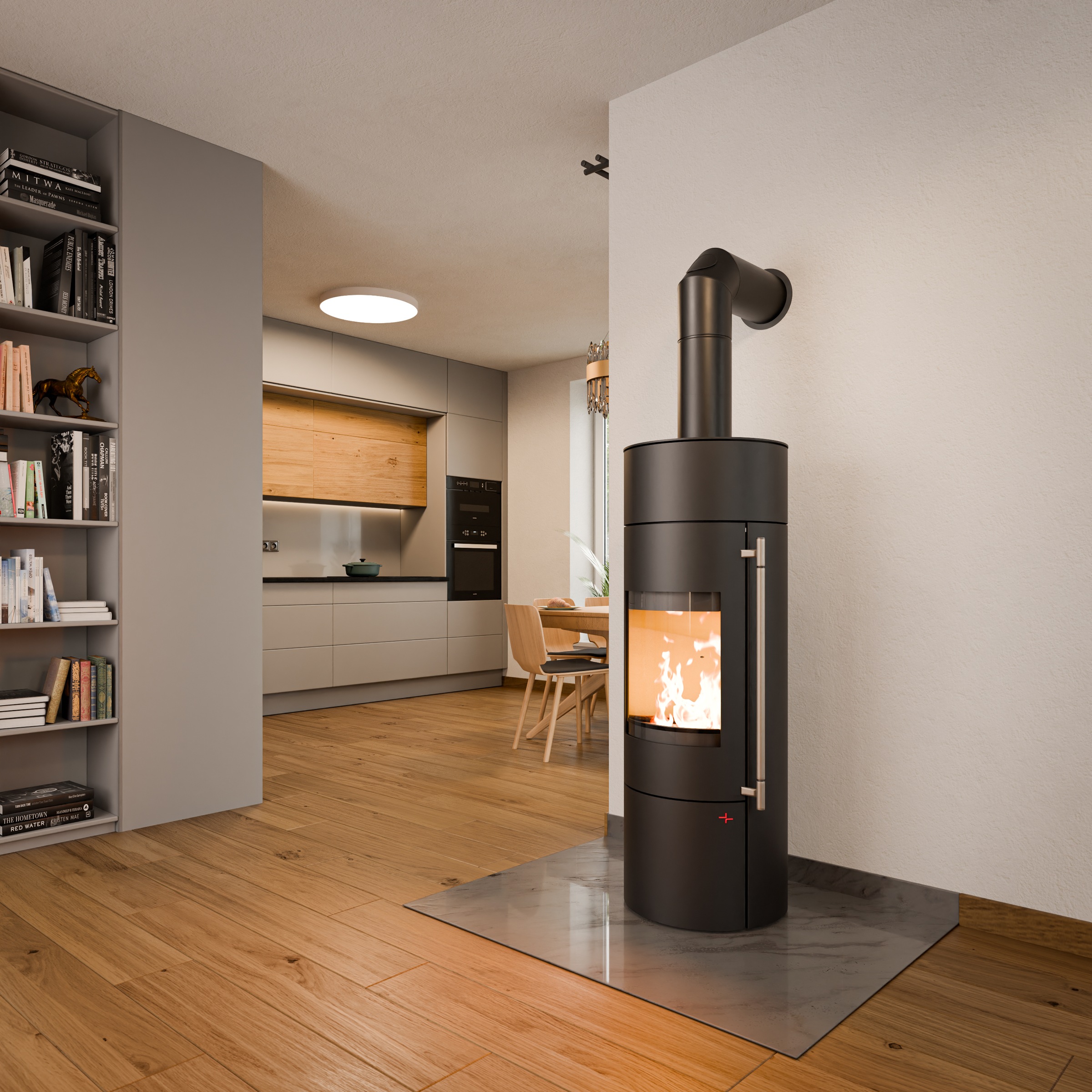 Haas + Sohn Kaminofen »LURE HSC*, tief-schwarz«