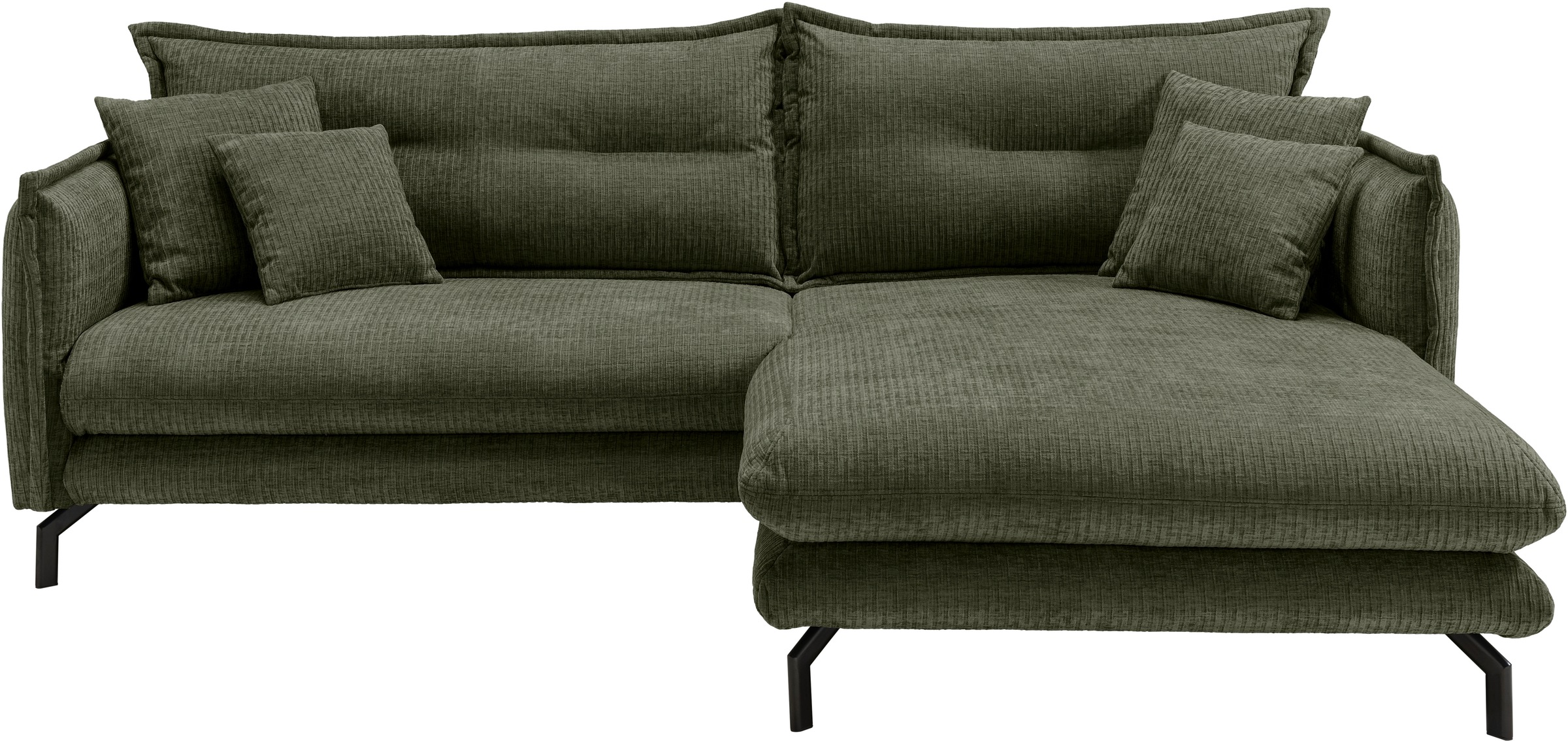 Home affaire Ecksofa "LAVA Breite 255 cm, modern und elegant, aktuelle Kiss günstig online kaufen