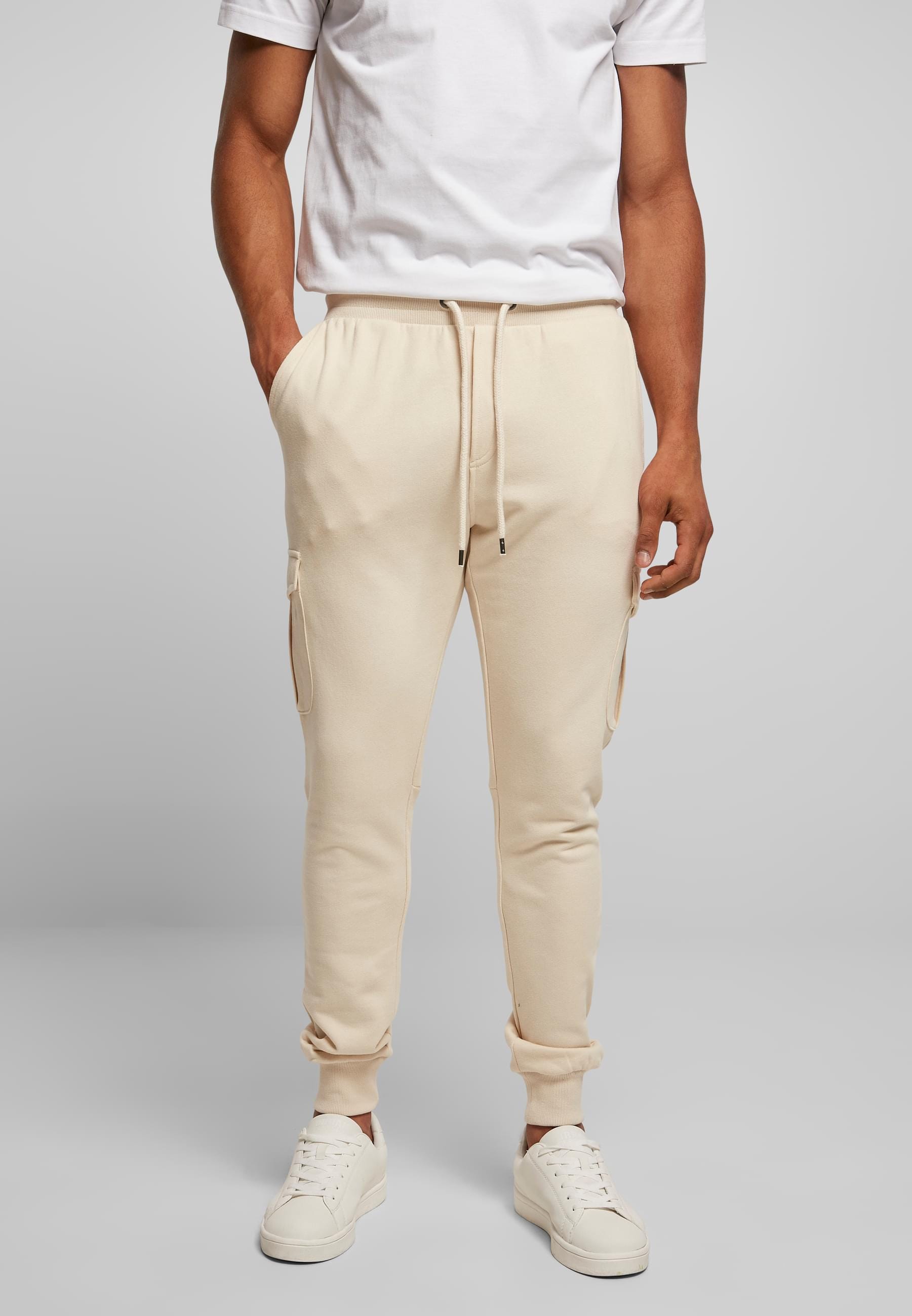 URBAN CLASSICS Cargohose »Urban Classics Herren Fitted Cargo Sweatpants«, (1 tlg.)