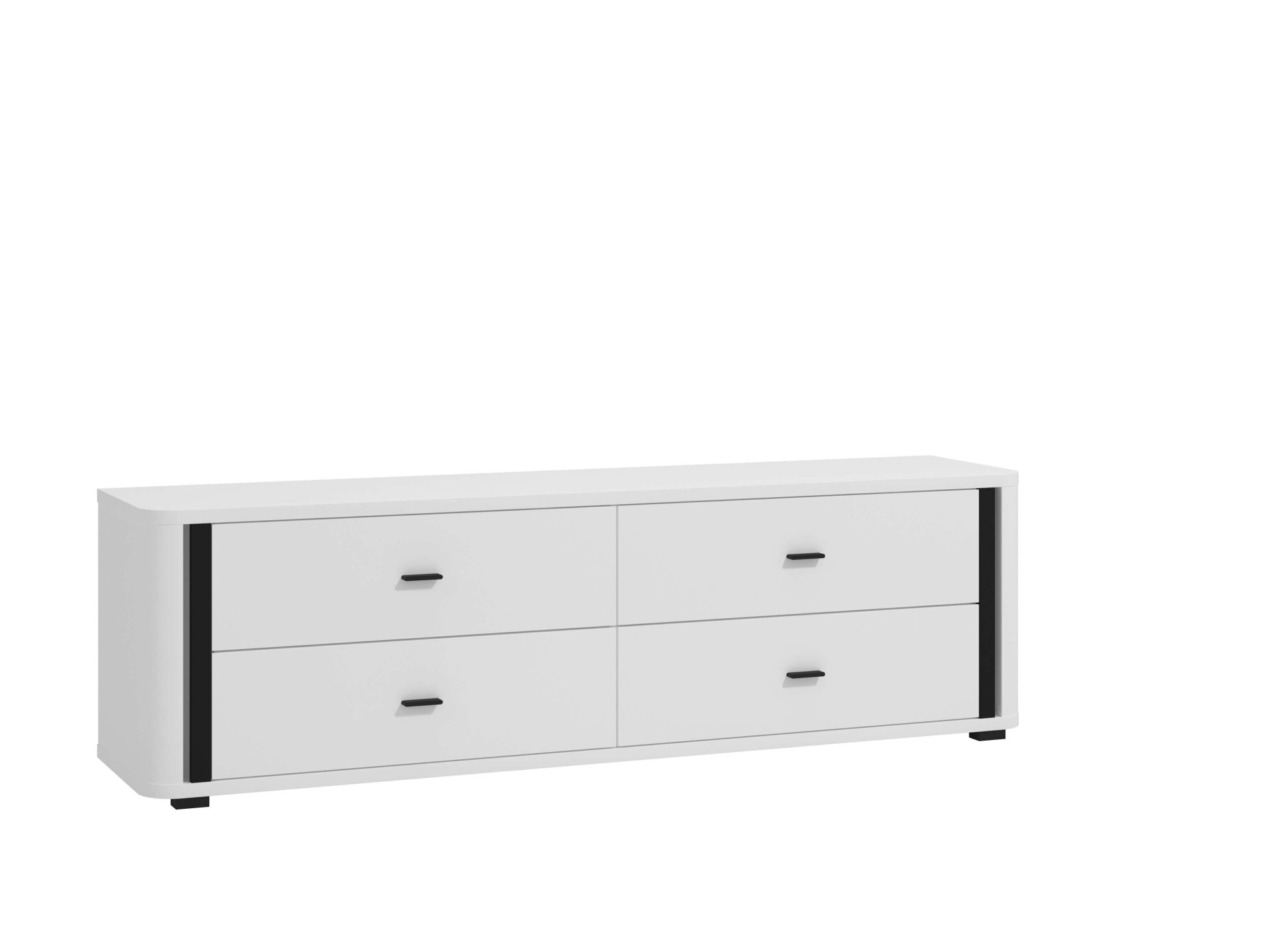 INOSIGN TV-Bank »York, TV-Kommode, TV-Schrank, TV-Bank«, mit 4 geräumigen Schubladen, Breite 176,5 cm, wandmontage