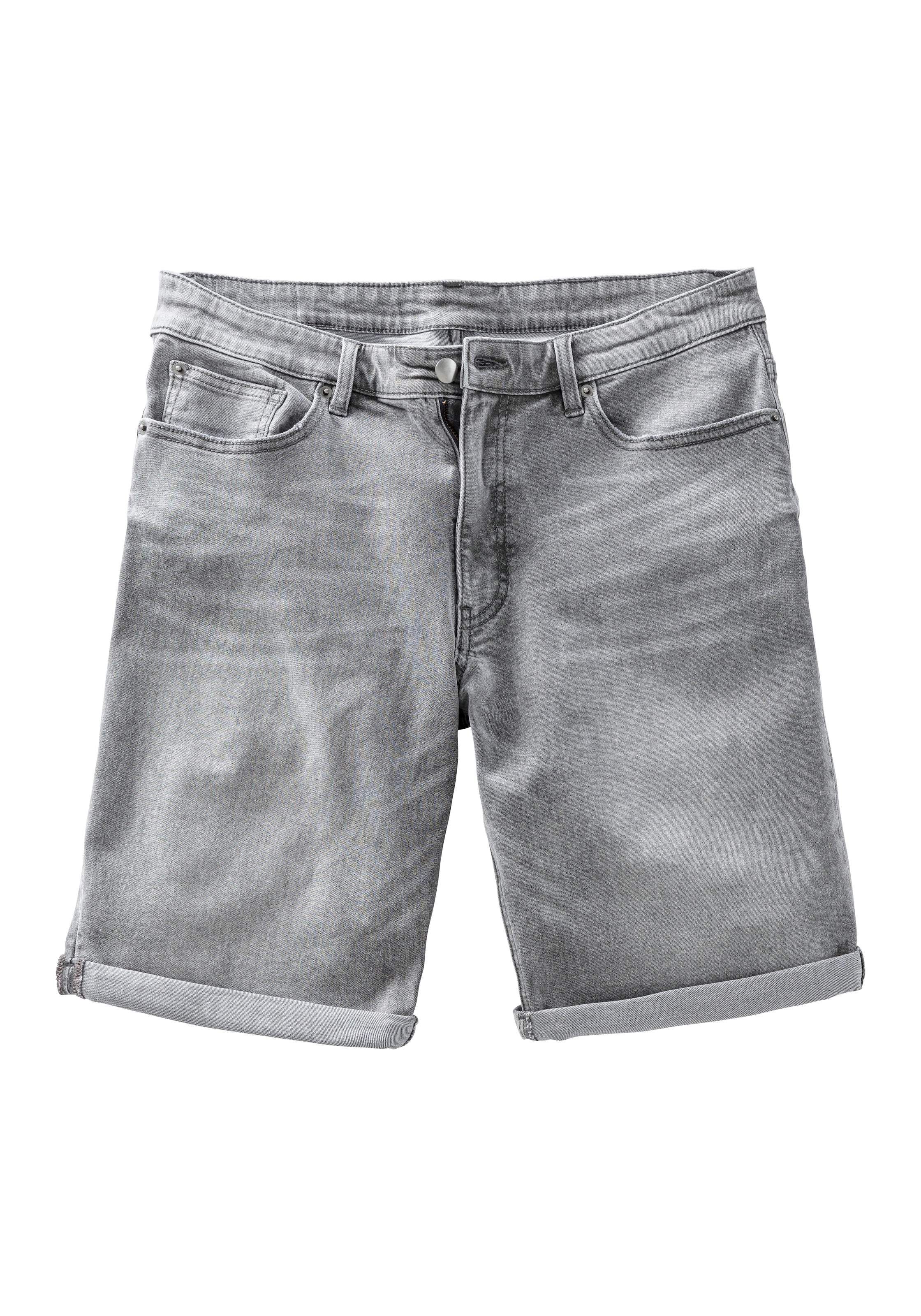 John Devin Jeansshorts »5-Pocket Shorts,«, aus elastischer Denim-Qualität