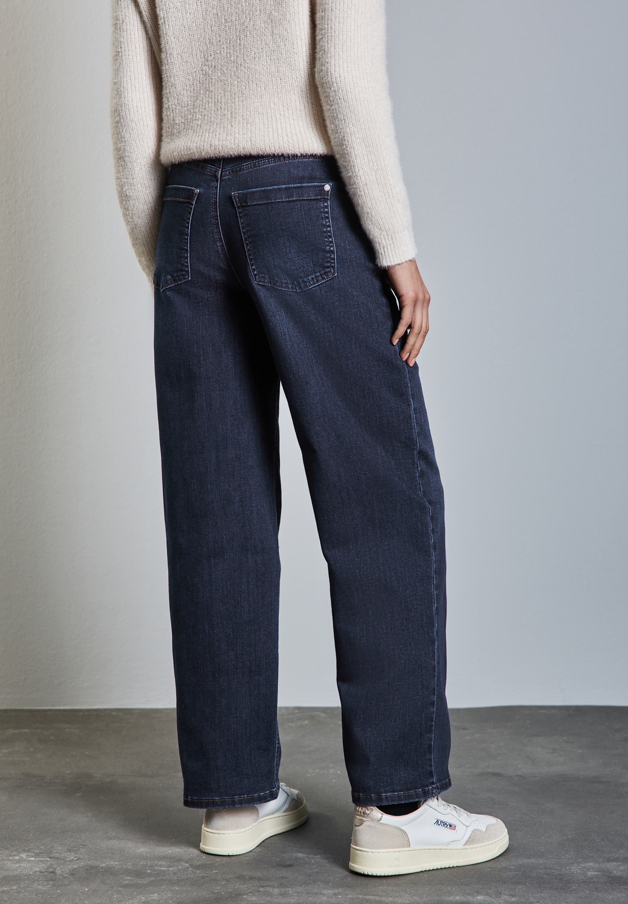 STREET ONE Loose-fit-Jeans, High Waist günstig online kaufen