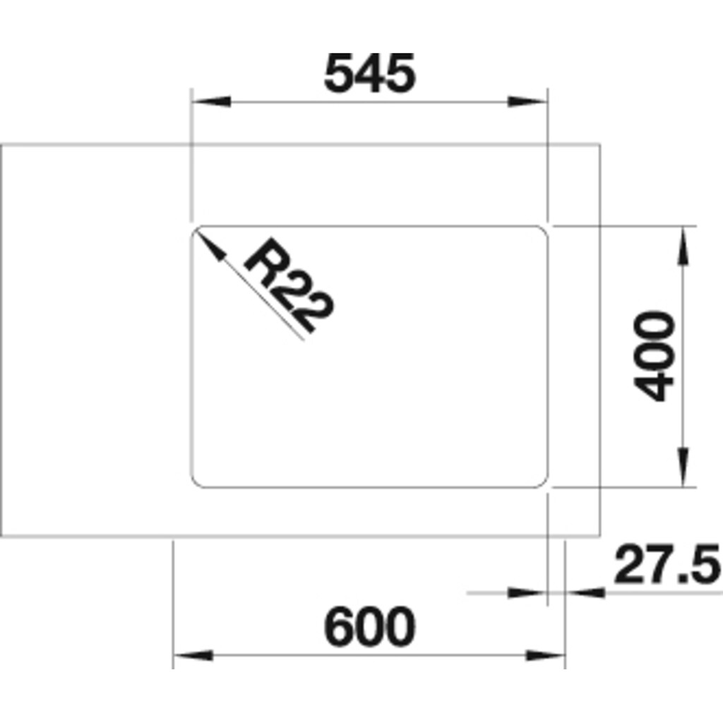 Blanco Küchenspüle »ANDANO 340/180-U«