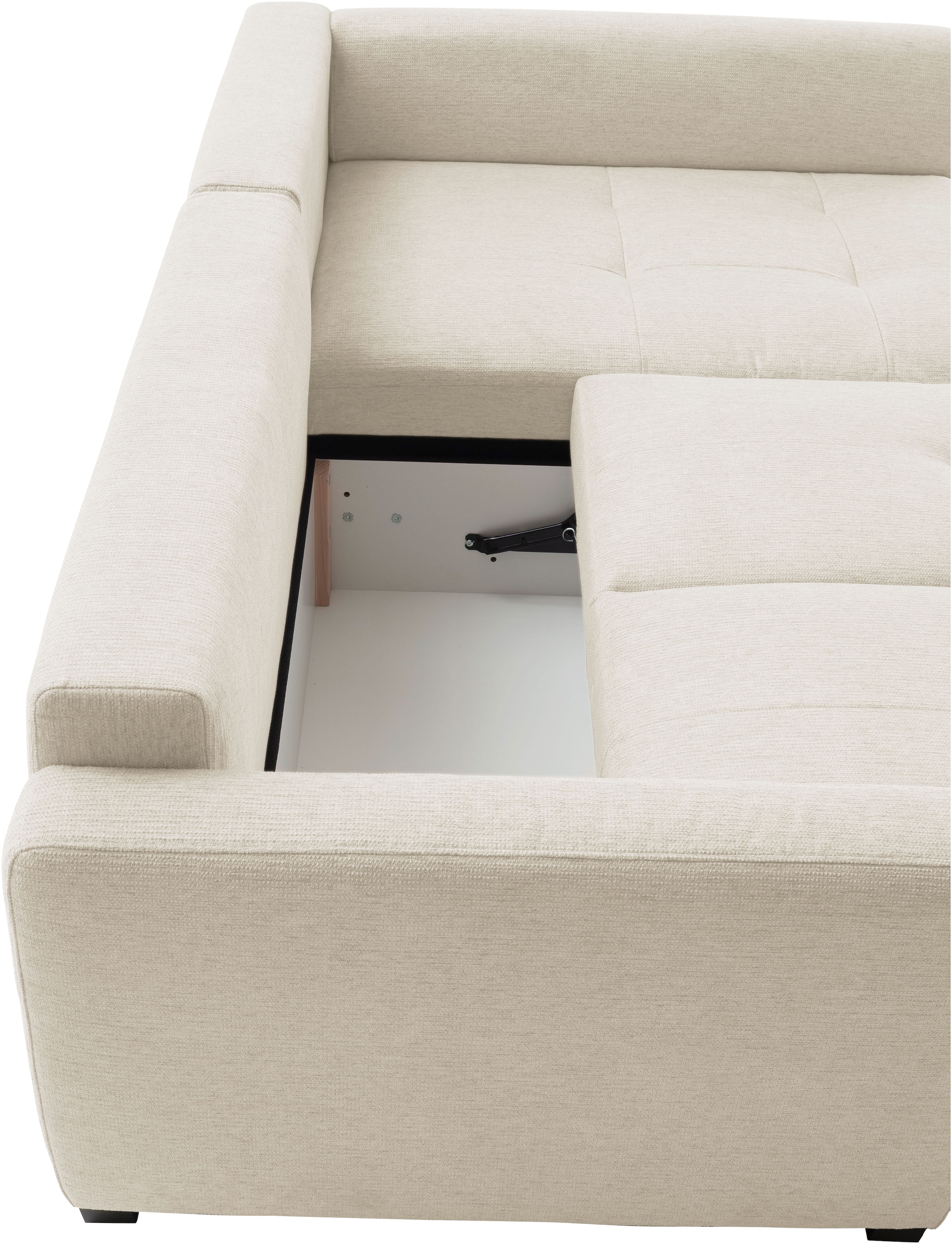 Mr. Couch Ecksofa »Pierre, L-Form mit Taschenfederkern«, mit DuraSpring-Taschenfederkern bis 140 kg belastbar