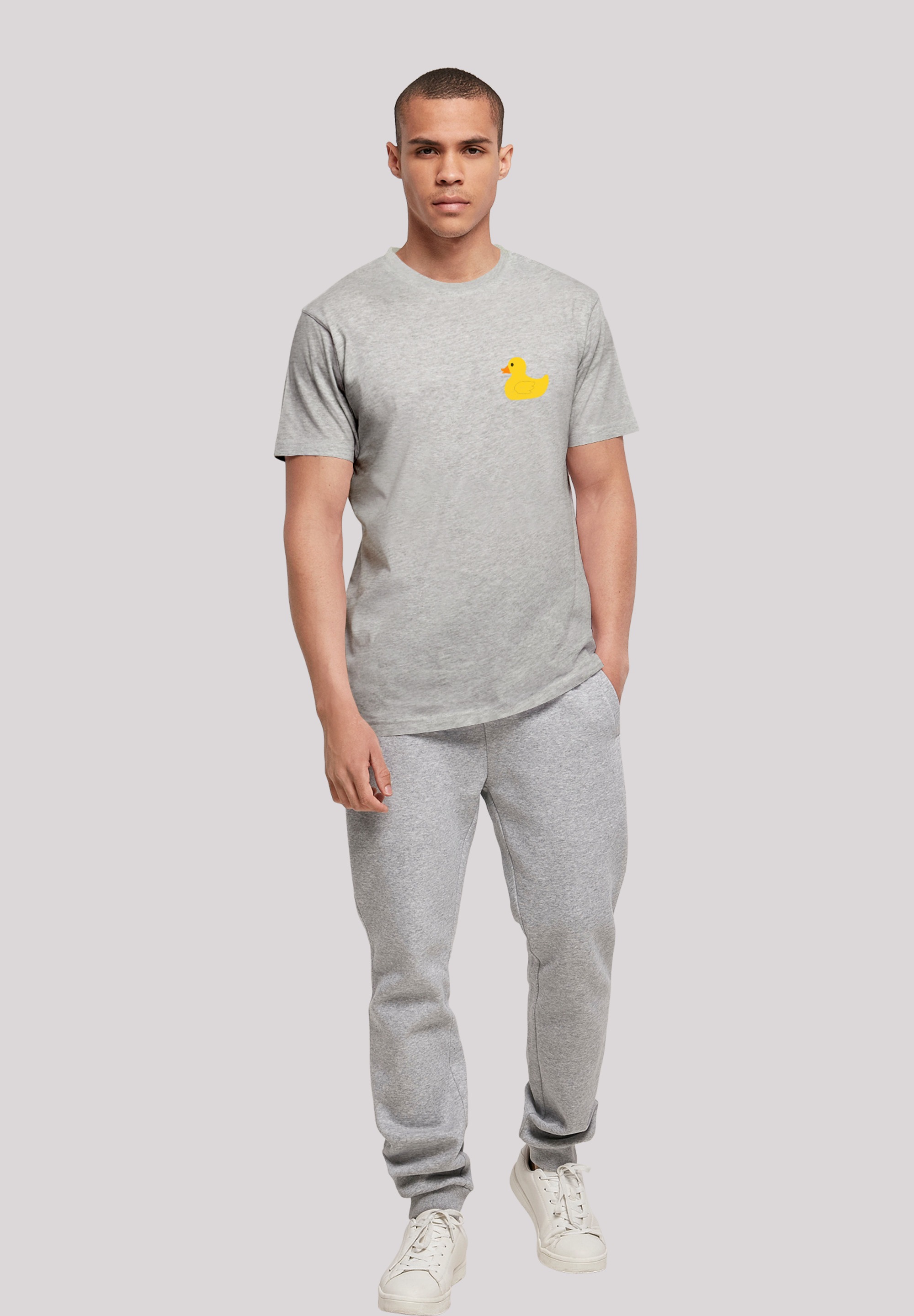F4NT4STIC T-Shirt »Yellow Rubber Duck TEE UNISEX«, Print