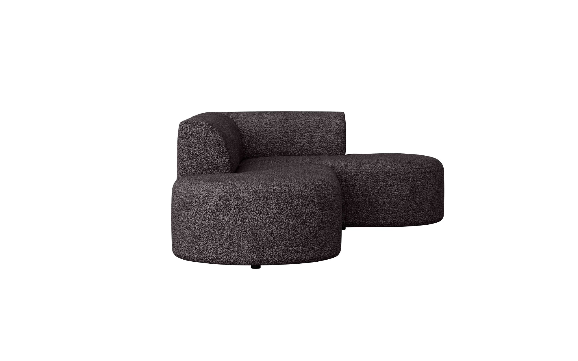 andas Ecksofa »Ecksofa Tvinne mit Ottomane links oder rechts bestellbar«, L-Form, mit Wellenunterfederung, BxTxH 260x170x73 cm