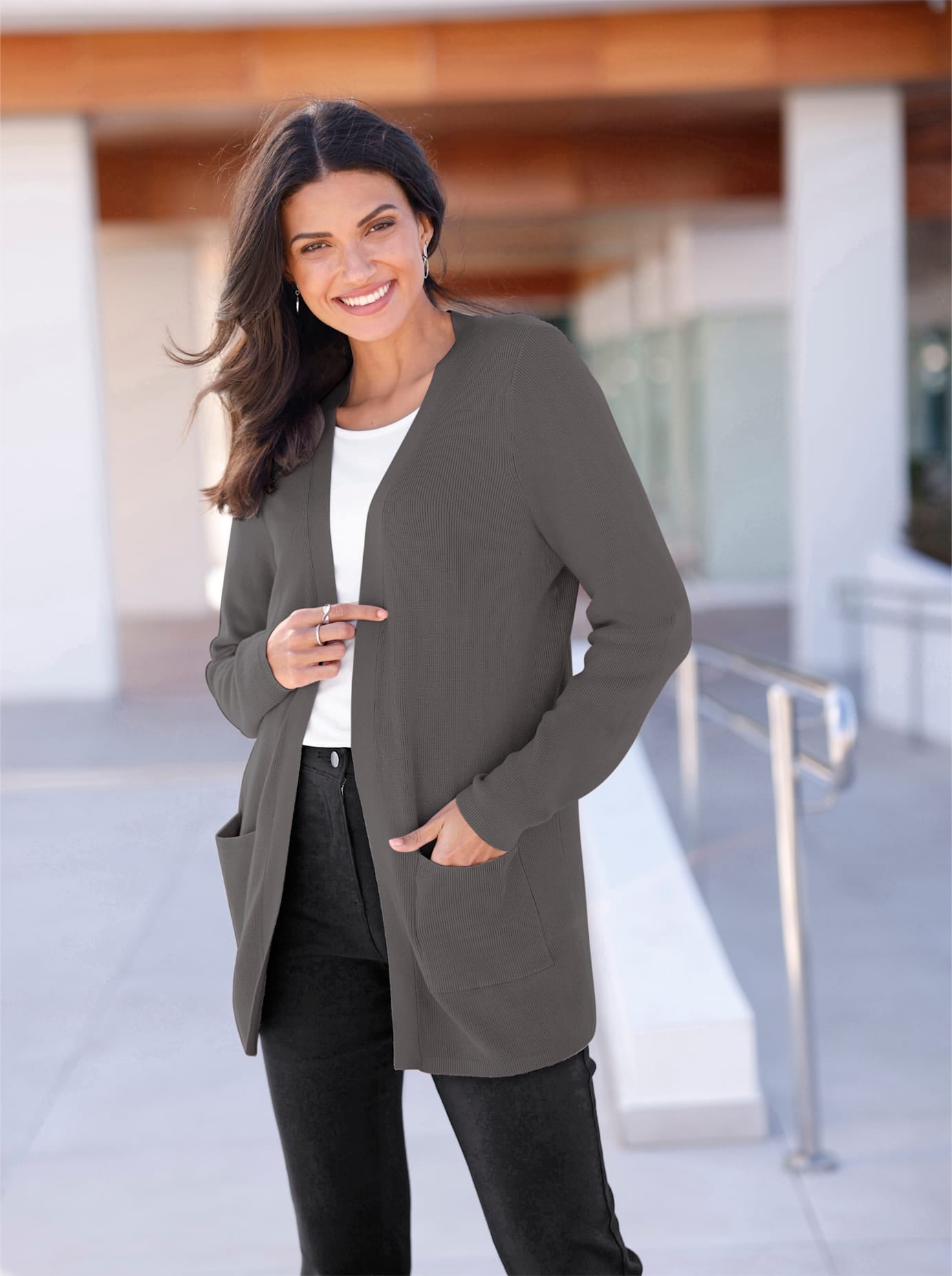 Classic Basics Strickjacke