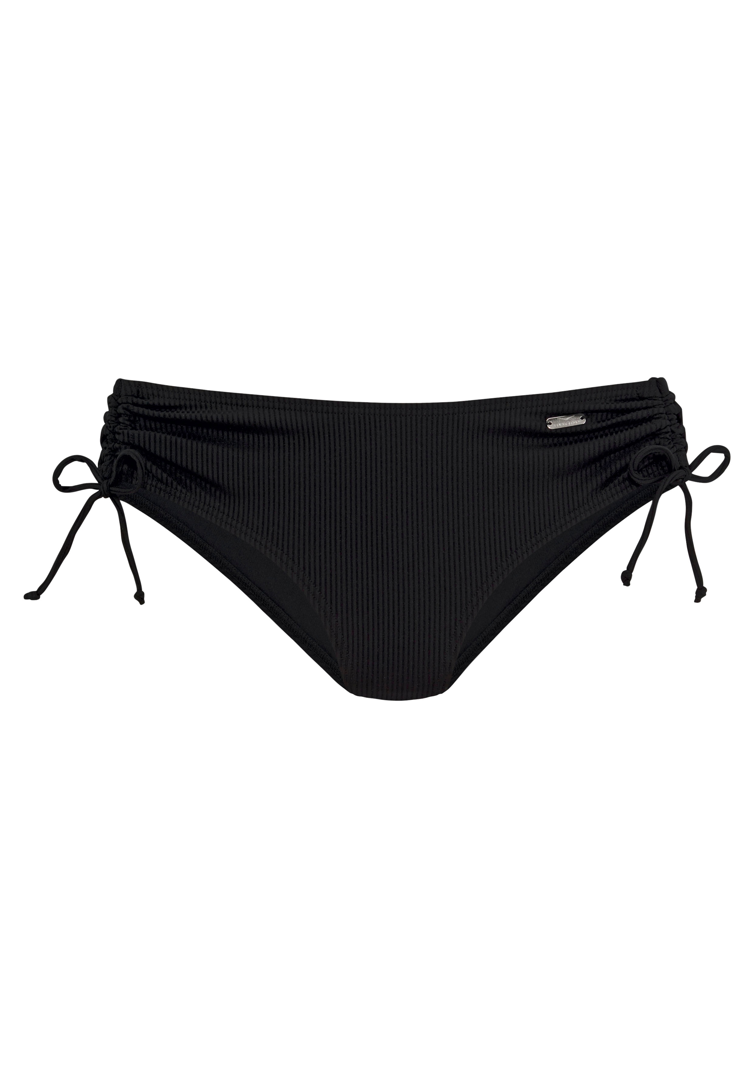 Venice Beach Bikini-Hose "Lucky" aus gerippter Strukturware