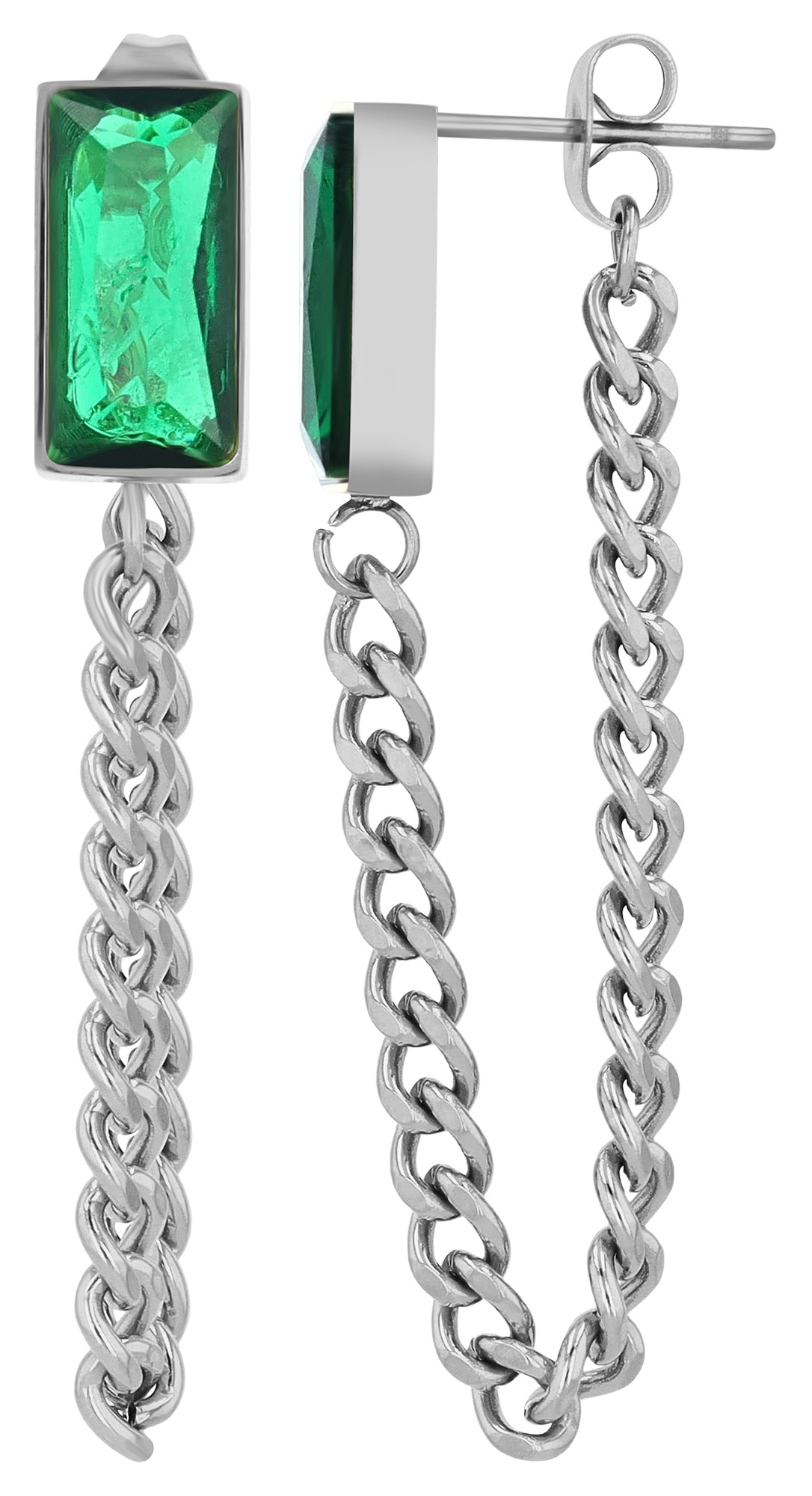 Adelia´s Paar Ohrhänger "Damen Ohrringe – Ohrstecker aus Edelstahl" Eine sc günstig online kaufen