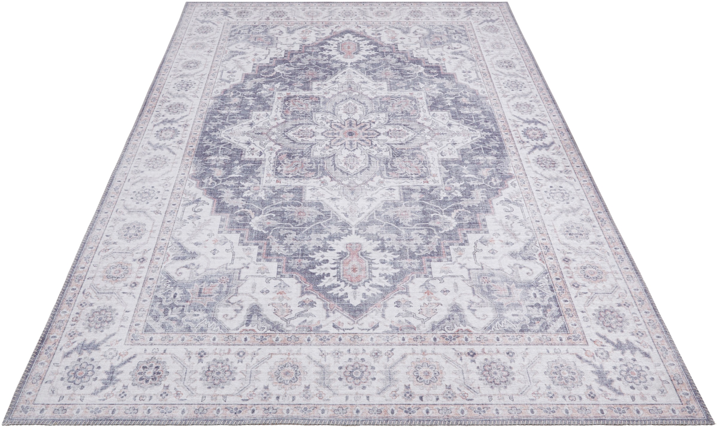 NOURISTAN Teppich »Anthea«, rechteckig, 5 mm Höhe, Orientalisch, Läufer, Vintage, Wohnzimmer, Schlafzimmer, Esszimmer