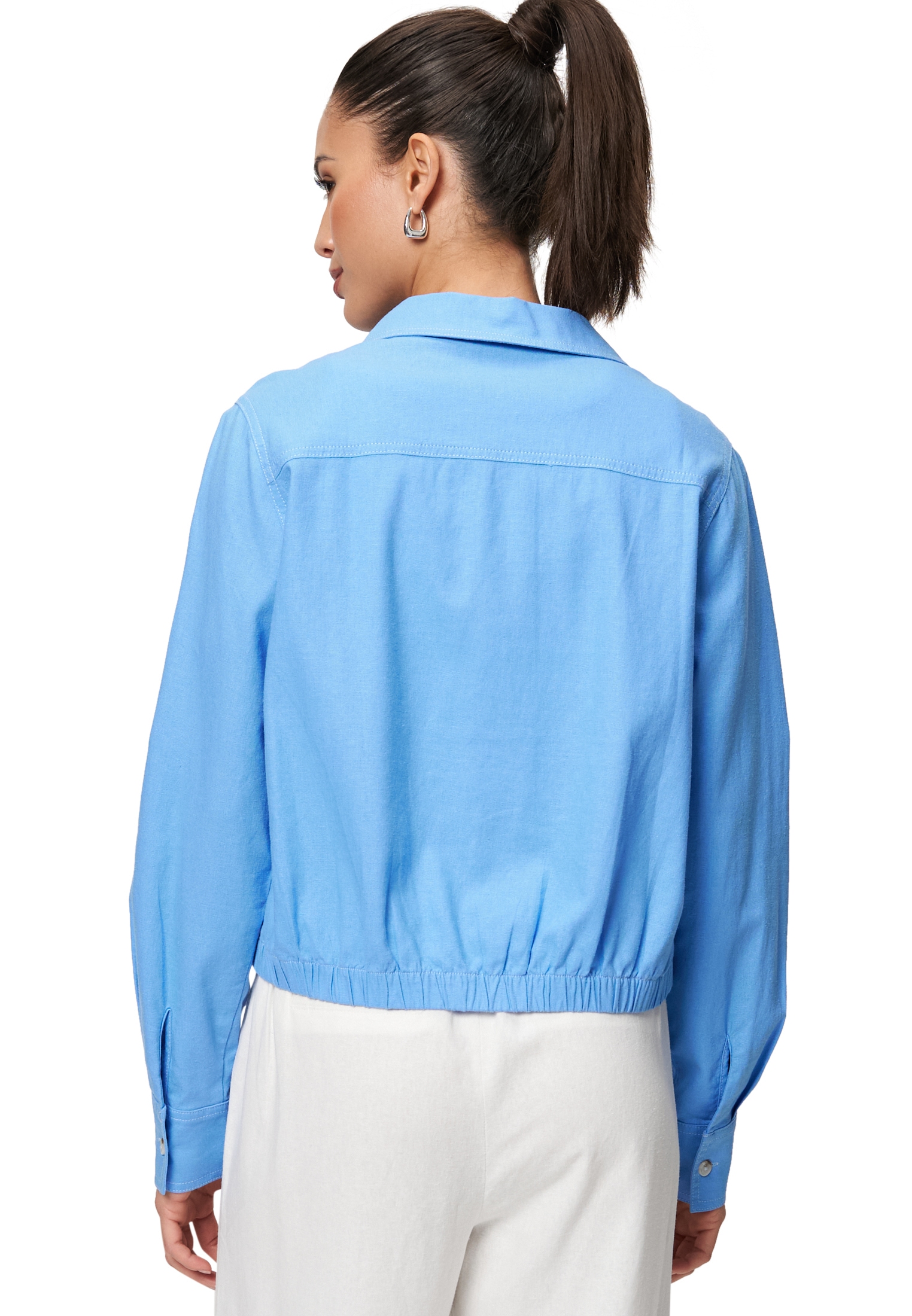 Zero Hemdbluse »zero Hemdbluse mit Klappentasche«