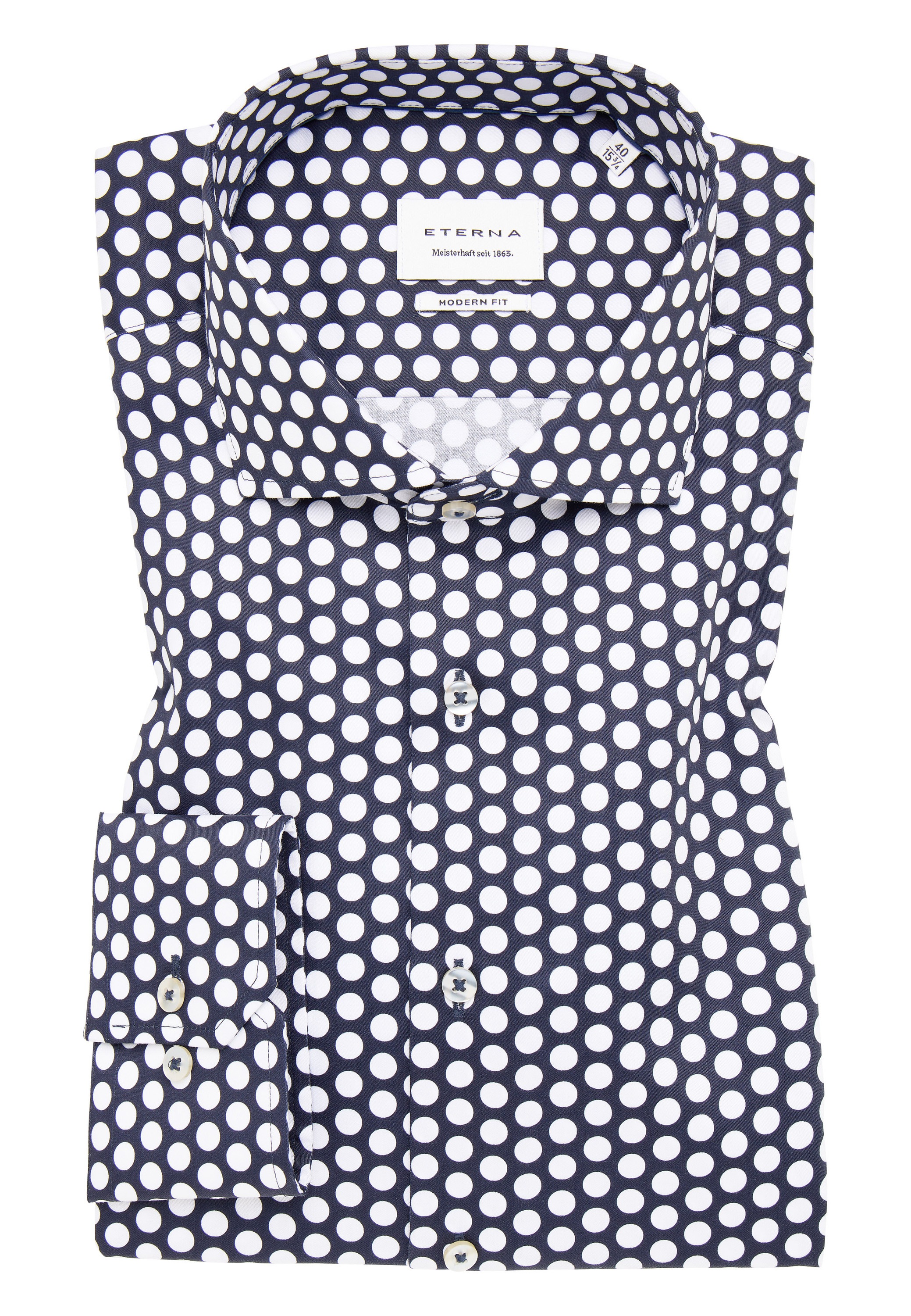 Eterna Langarmhemd »MODERN FIT« NON IRON (bügelfrei)