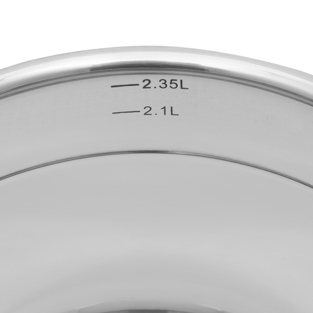 RESTO Kitchenware Kochtopf »Rigel, Topf energiesparend und spülmaschinenfest«, Edelstahl 18/10, (2 tlg.), mit hitzebeständigem Glasdeckel, im Geschenkkarton