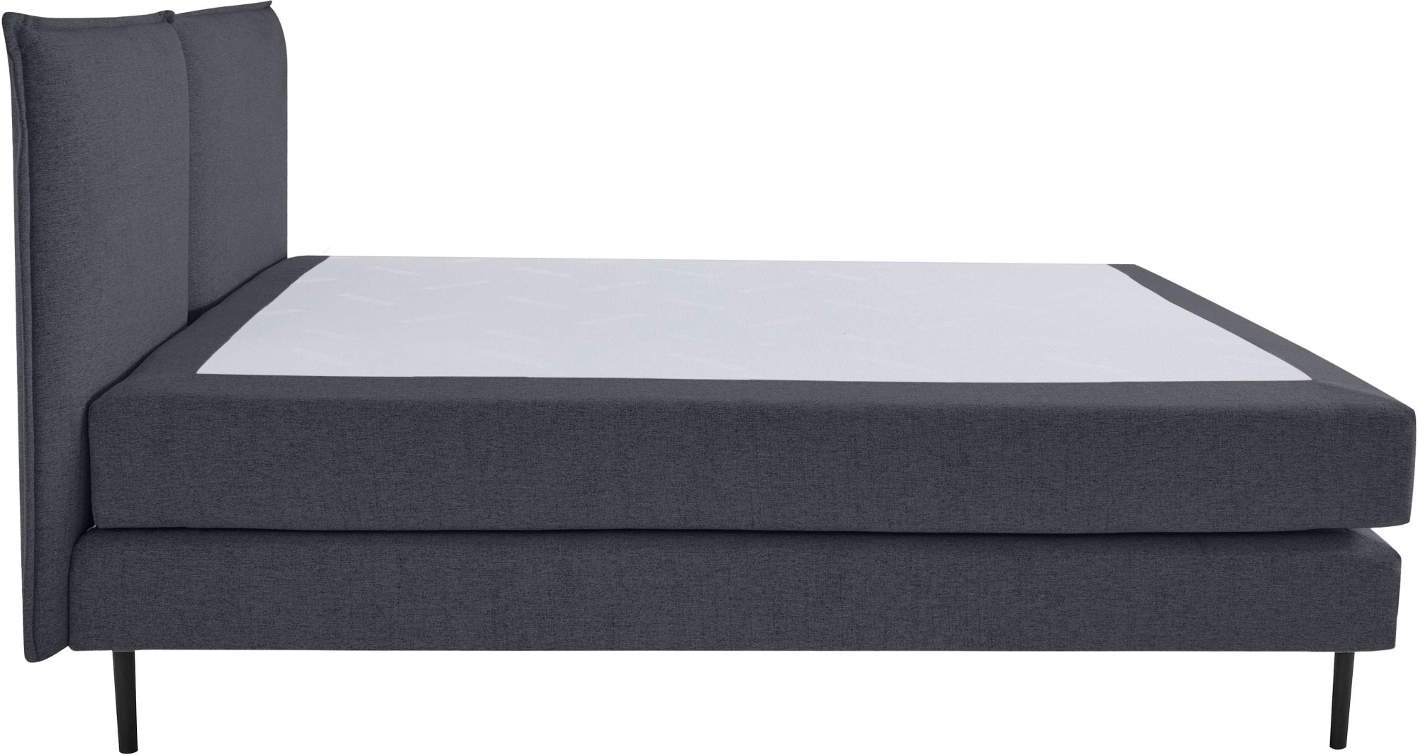 LeGer Home by Lena Gercke Bett »ERIK Boxbett mit Bonnell-/Taschen-Federkernmatratze, Breite 160/180cm« wahlweise Härtegrad der Matratze H2/H3/H4, Polsterbett mit/ohne Topper