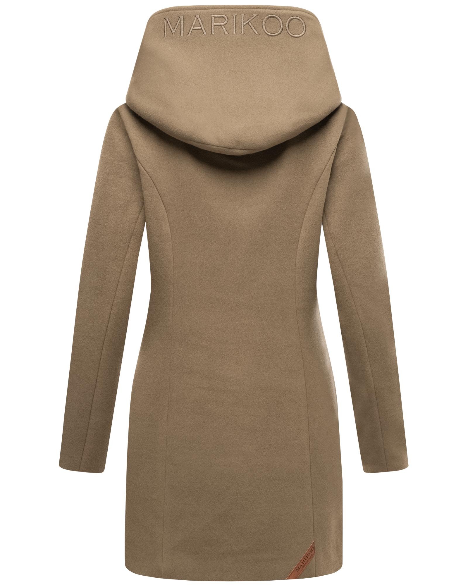 Thumbnail - Marikoo Wintermantel "Maikoo" hochwertiger Mantel in Wollmantel-Optik mit großer Kapuze