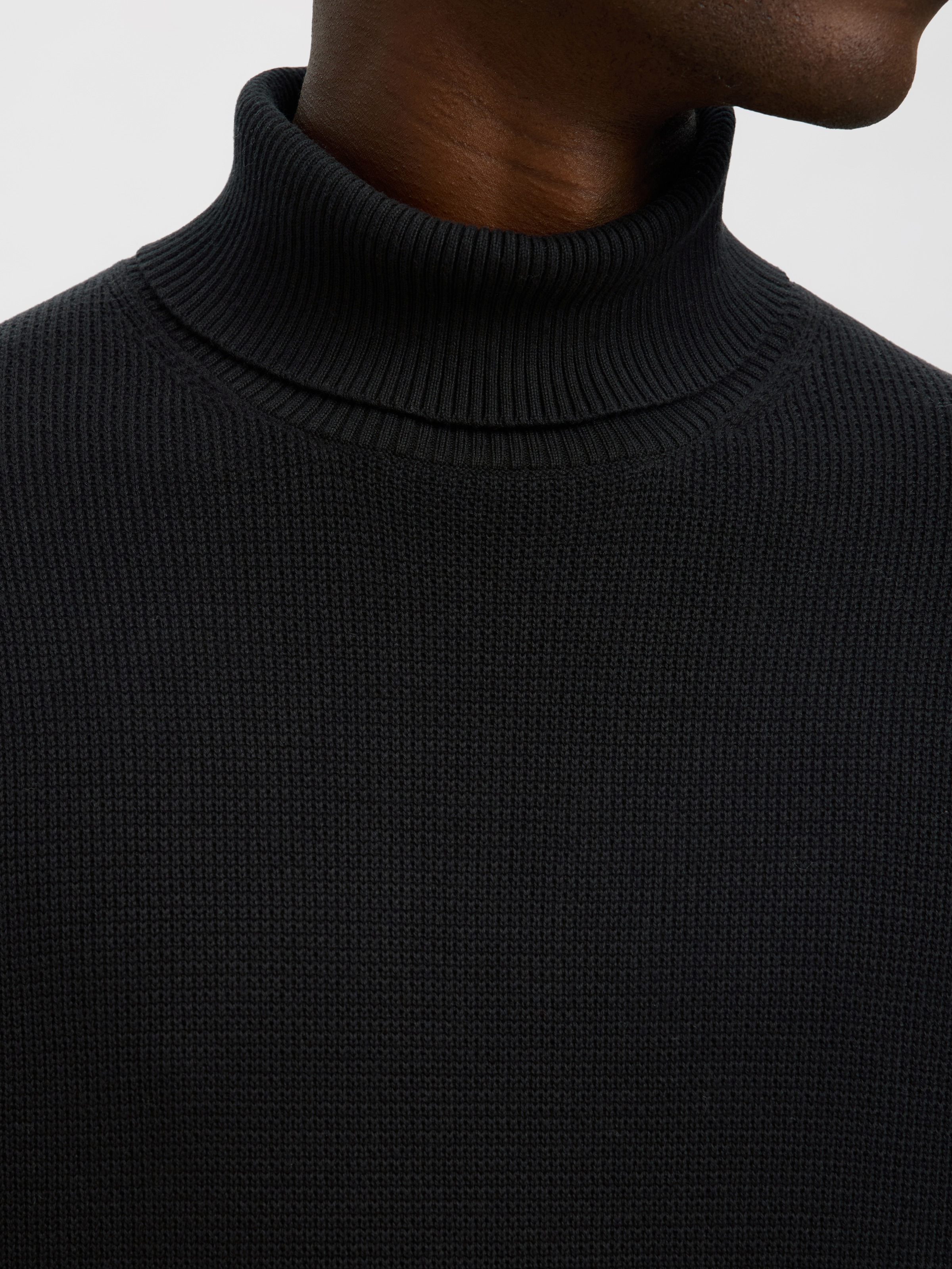 Selected Herren Rollkragen Pullover SLHDANE LS KNIT STRUCTURE ROLL NECK - R günstig online kaufen
