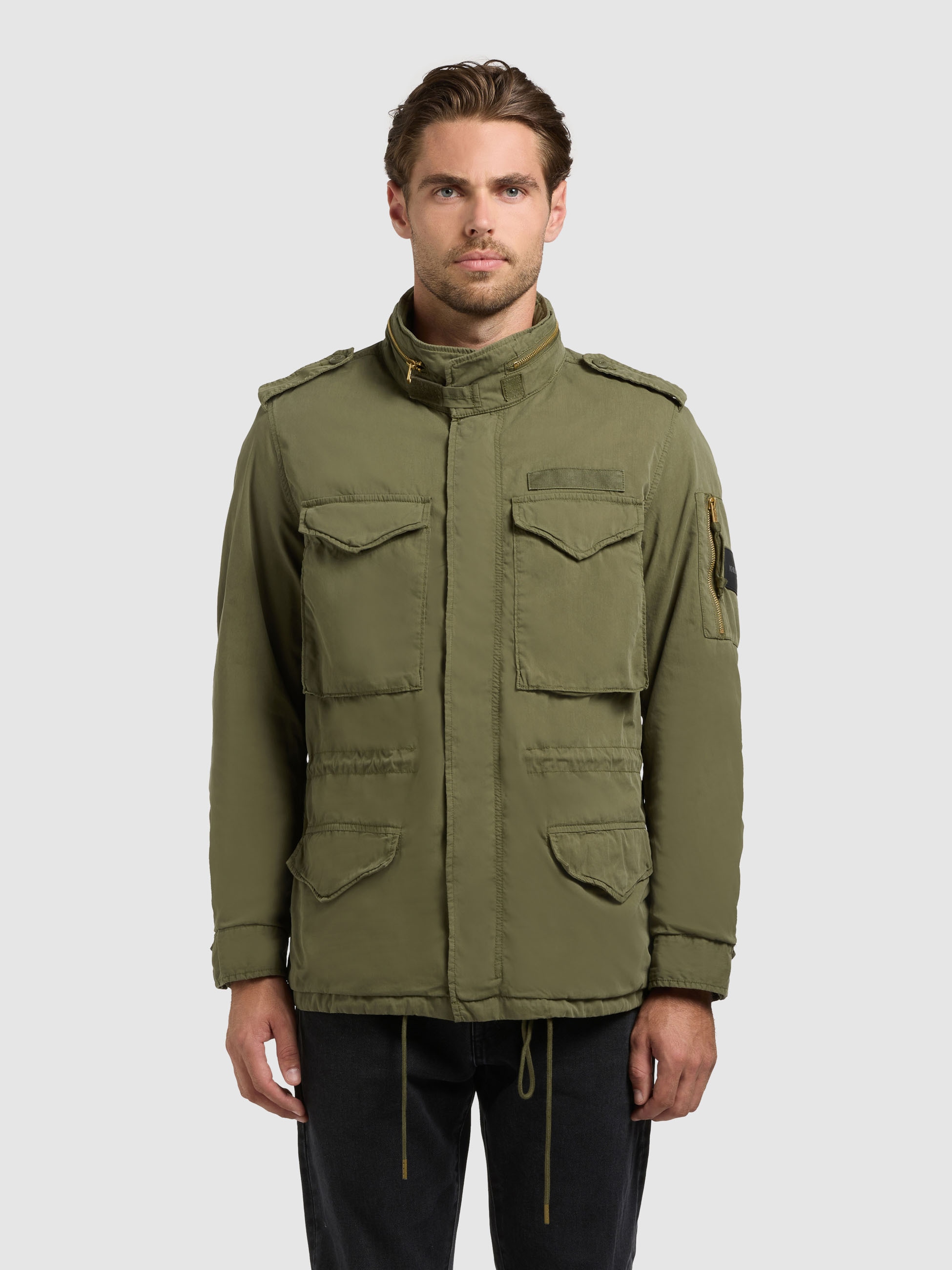 khujo Fieldjacket »OVIN« mit Kapuze