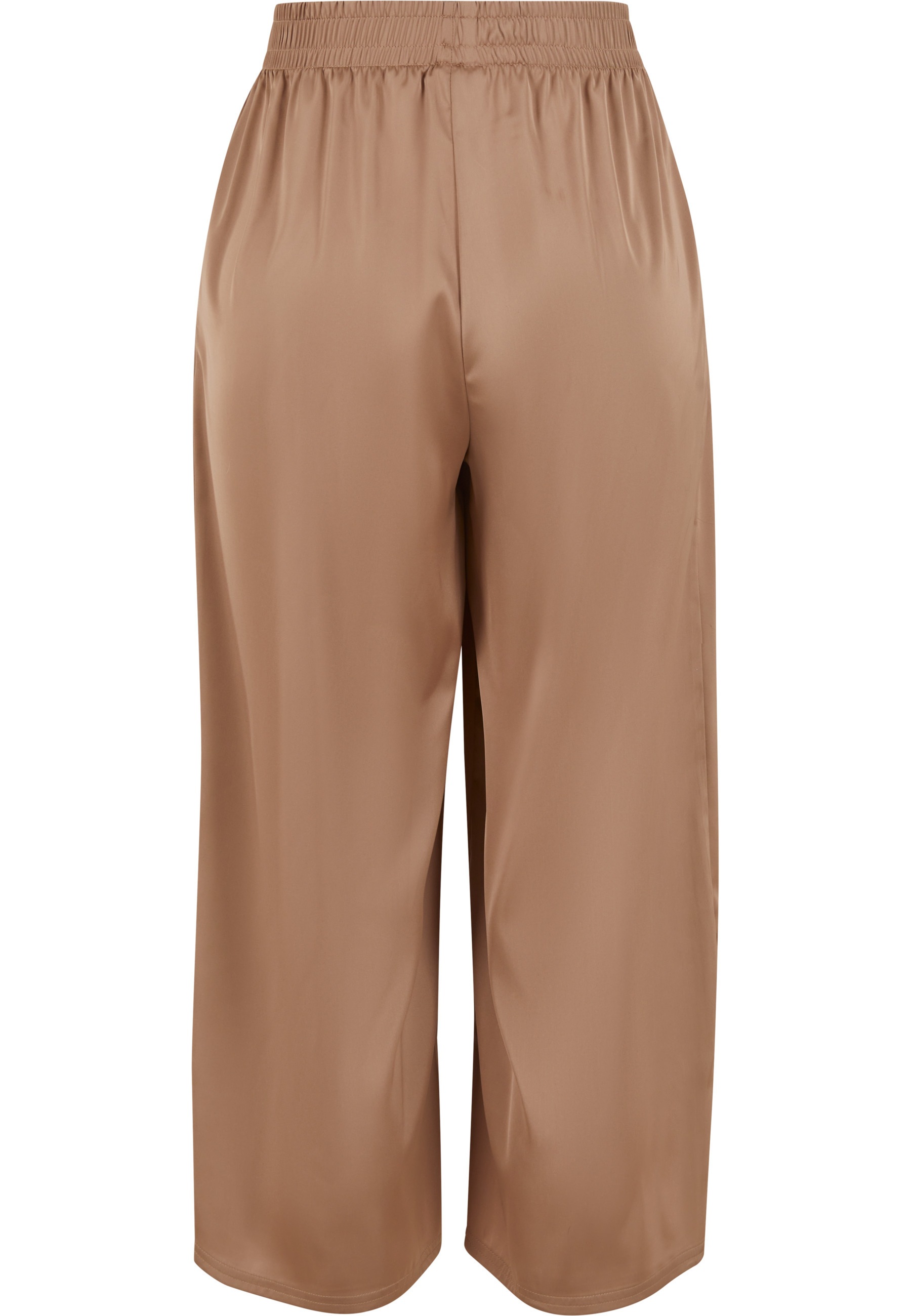 URBAN CLASSICS Stoffhose "Urban Classics Ladies Satin Wide Leg Culotte" günstig online kaufen