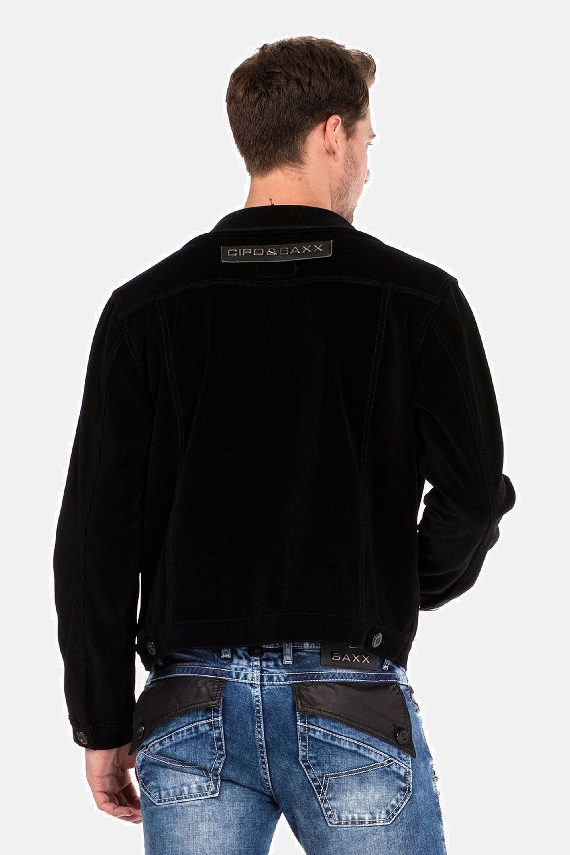 Cipo & Baxx Outdoorjacke »Jacke«, ohne Kapuze, in Regular-Fit, CJ-226