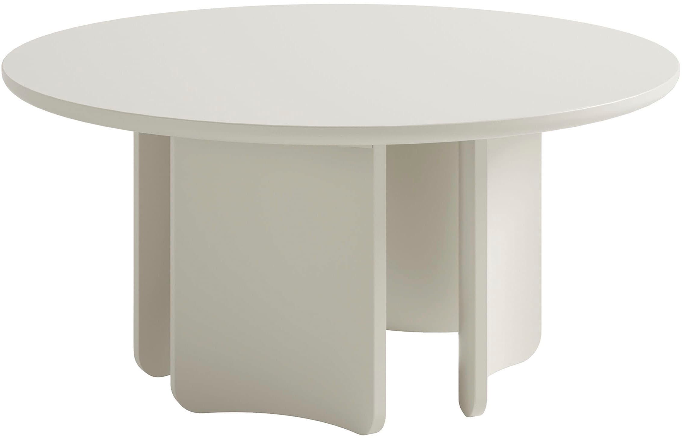 SCHÖNER WOHNEN-Kollektion Couchtisch »MOLDE« 1 Stk. tlg. 80 cm, mit variabel montierbarem Untergestell