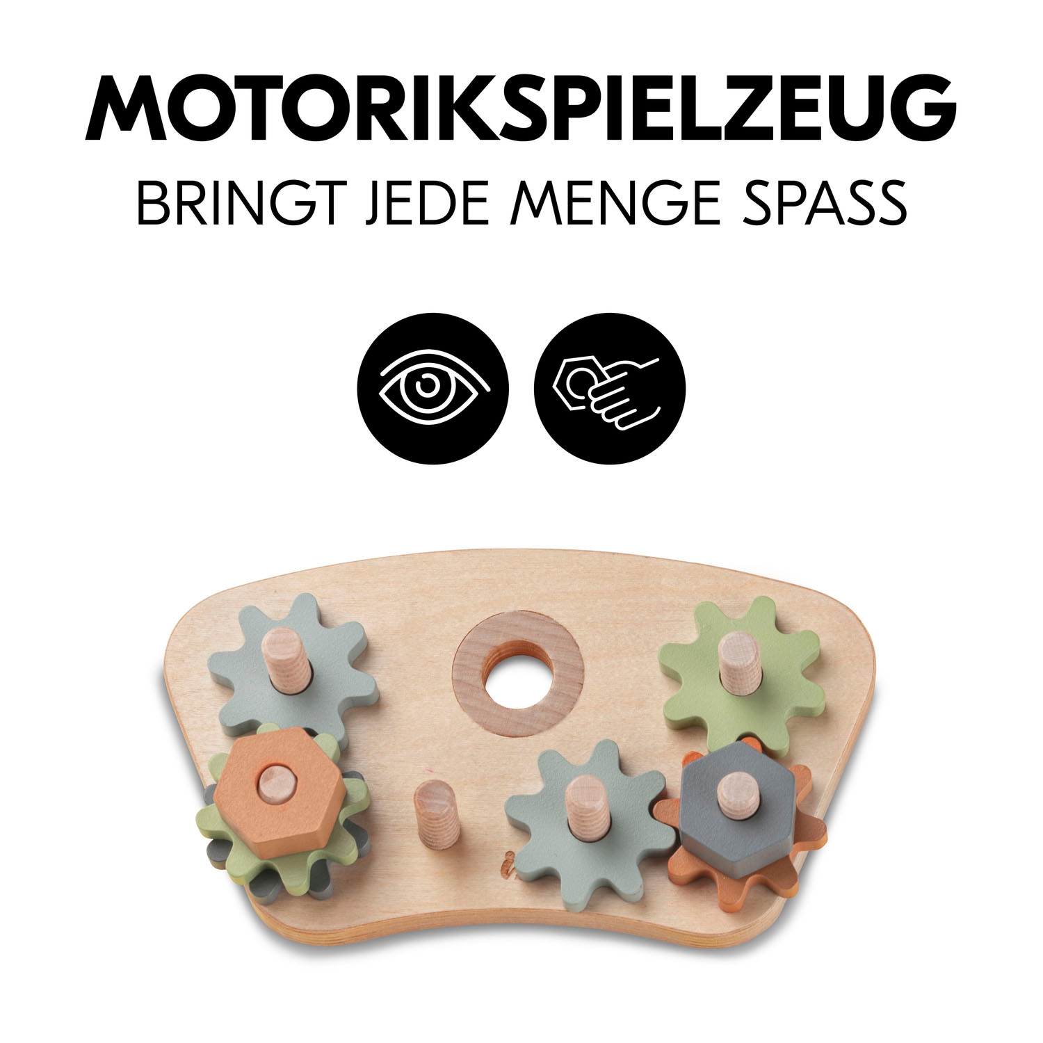 Hauck Motorikbrett »Play Repairing S Gears & Nuts«, FSC® - schützt Wald - weltweit