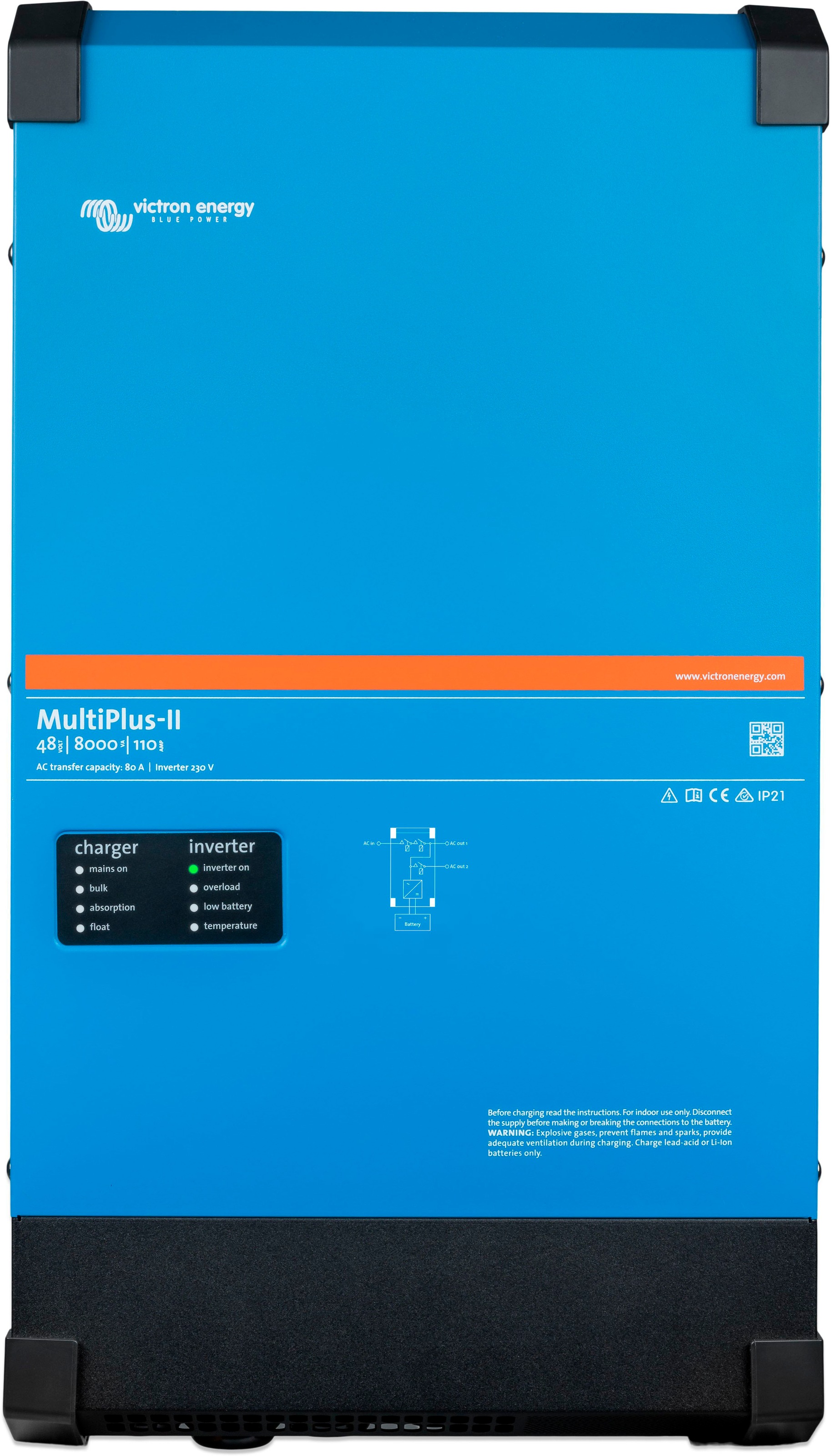 Wechselrichter »»Inverter / Charger Victron MultiPlus-II 48/8000/110-100/100 230V««
