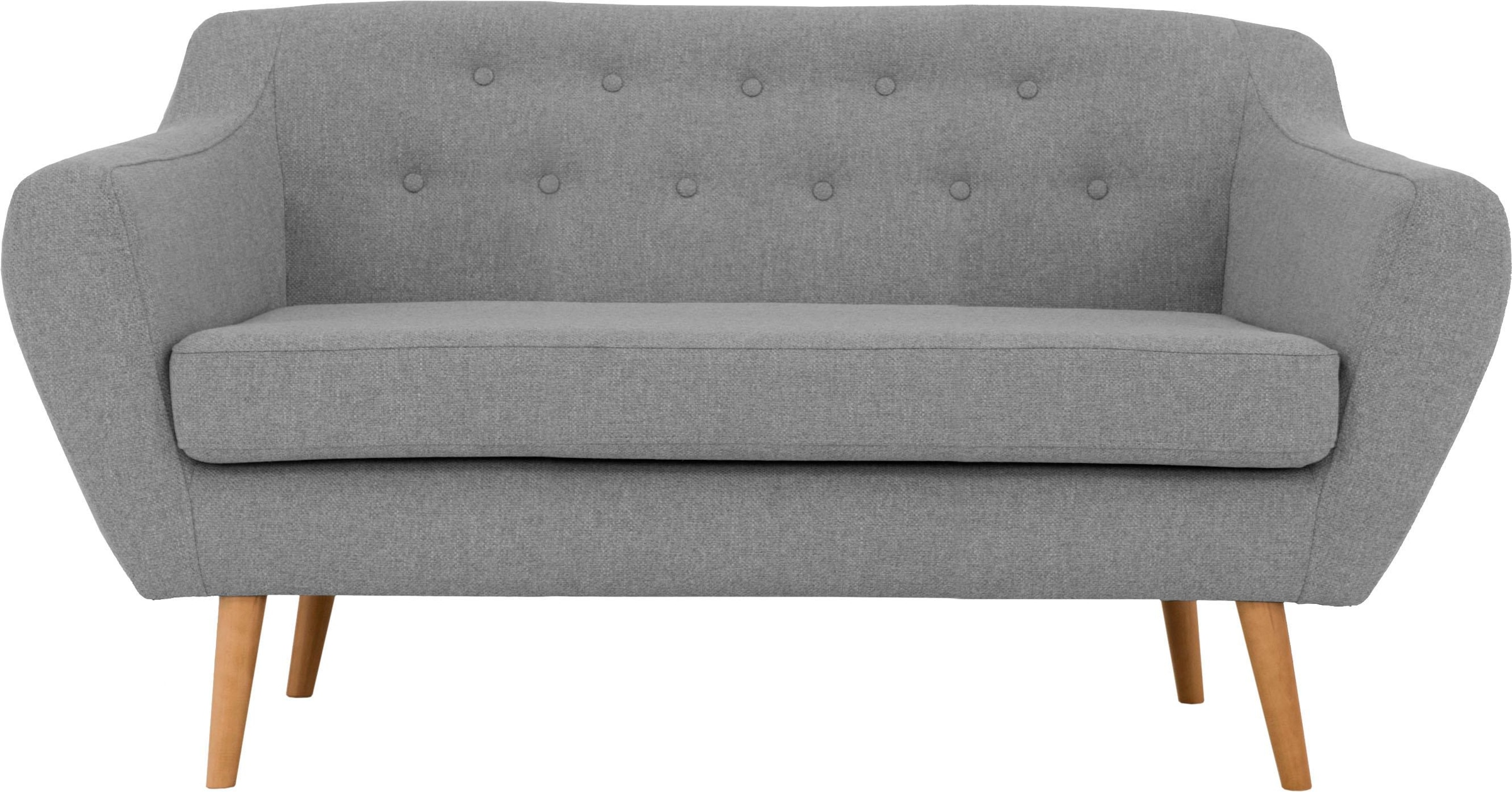 Home affaire 2-Sitzer "Renne" mit Heftung im Rücken im skandinavischem Stil günstig online kaufen