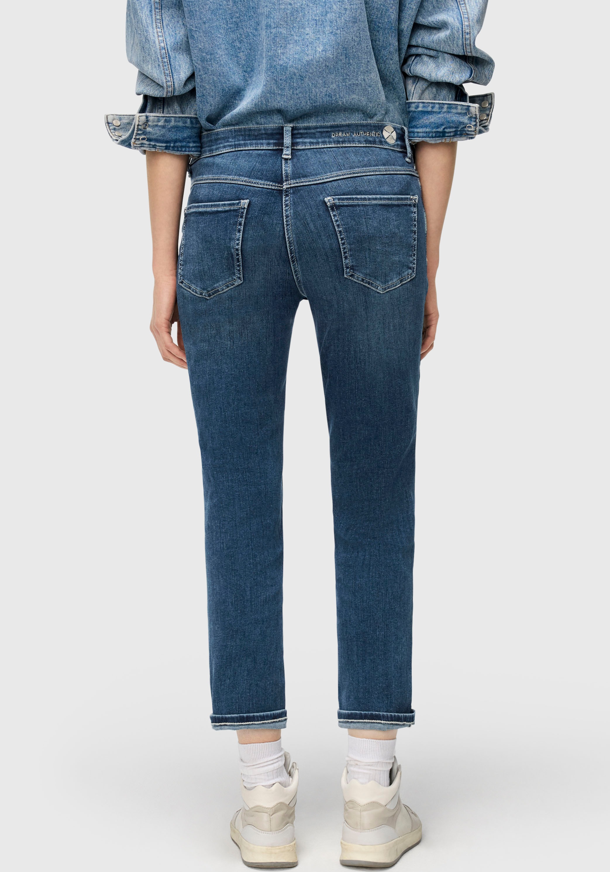 MAC 7/8-Jeans "DREAM cropped auth." Innovativer Hyperstretch Denim mit figu günstig online kaufen