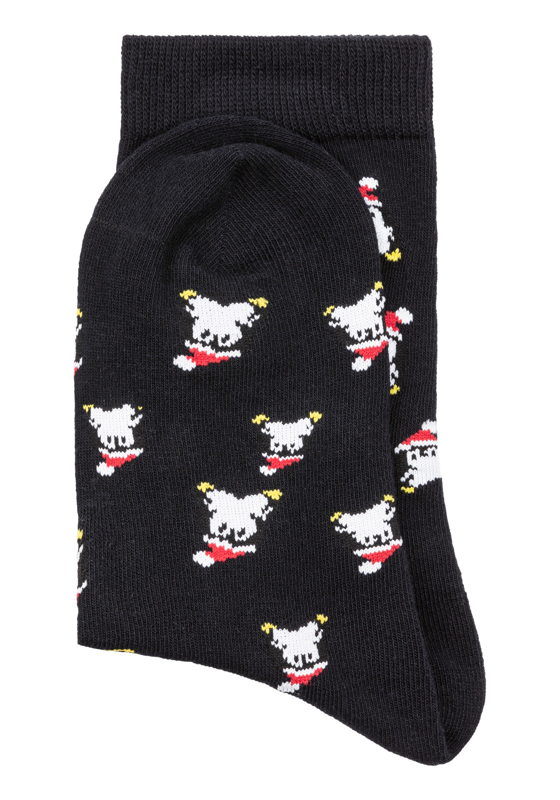 H.I.S Basicsocken, (Packung, 3 Paar), mit weihnachtlichen Motiven