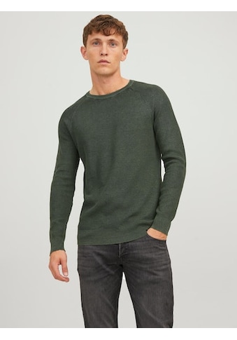 Rundhalspullover »JJEMATT KNIT CREW NECK NOOS«