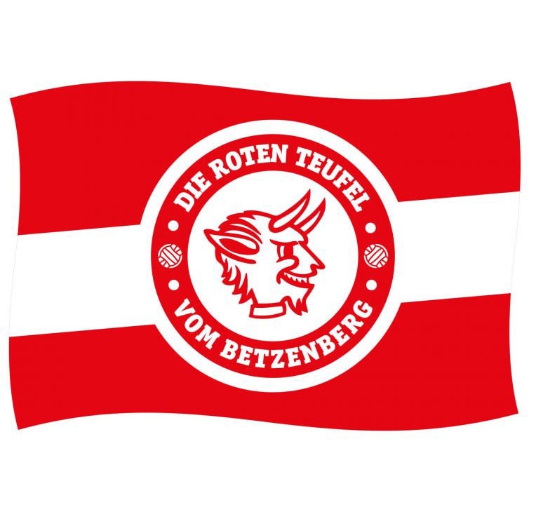 Wandtattoo »1.FC Kaiserslautern Fahne«, (1 St.), selbstklebend, entfernbar