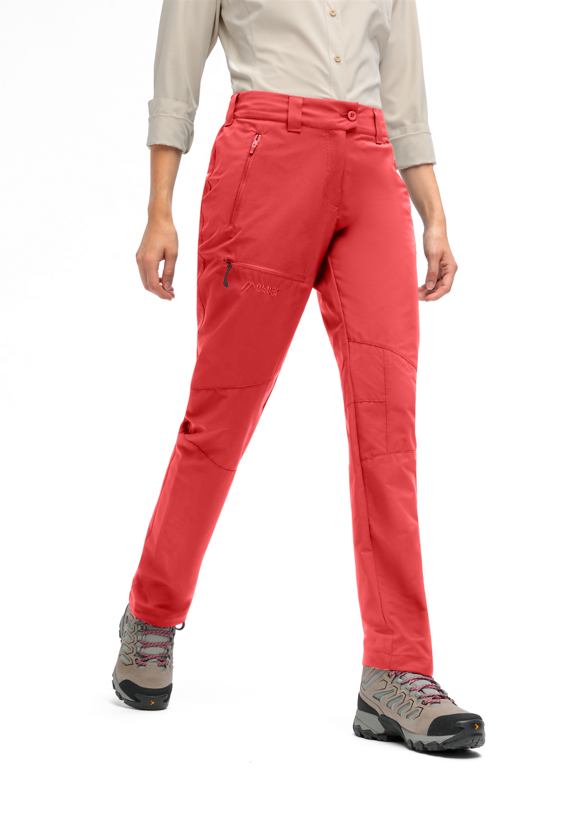 Maier Sports Outdoorhose »Lulaka Loop«, Damen Wanderhose, Funktionshose mit Taschen + Gürtel, Regular Fit