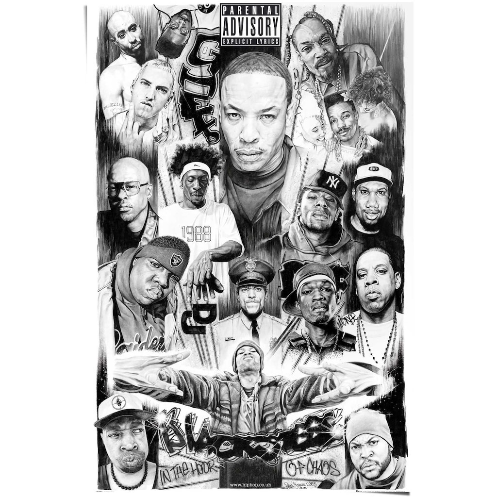 Reinders! Poster »Rap Gods 2«, (1 St.)