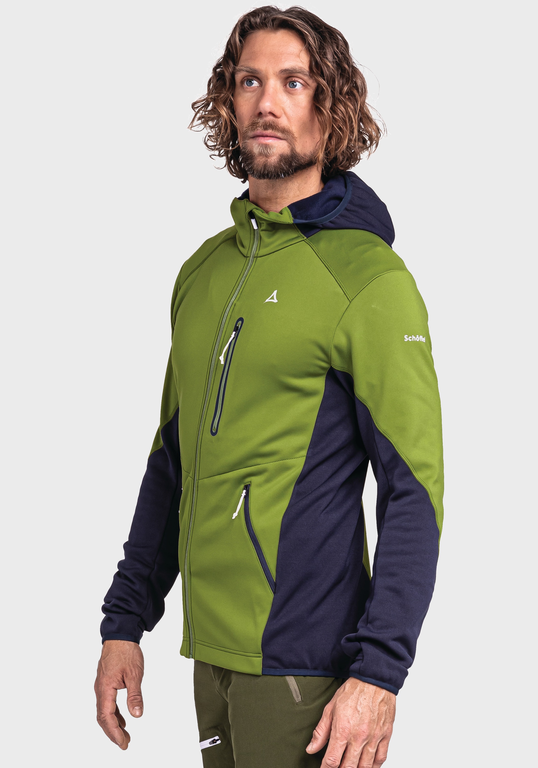 Schöffel Fleecejacke »Fleece Hoody Lodron M«, mit Kapuze