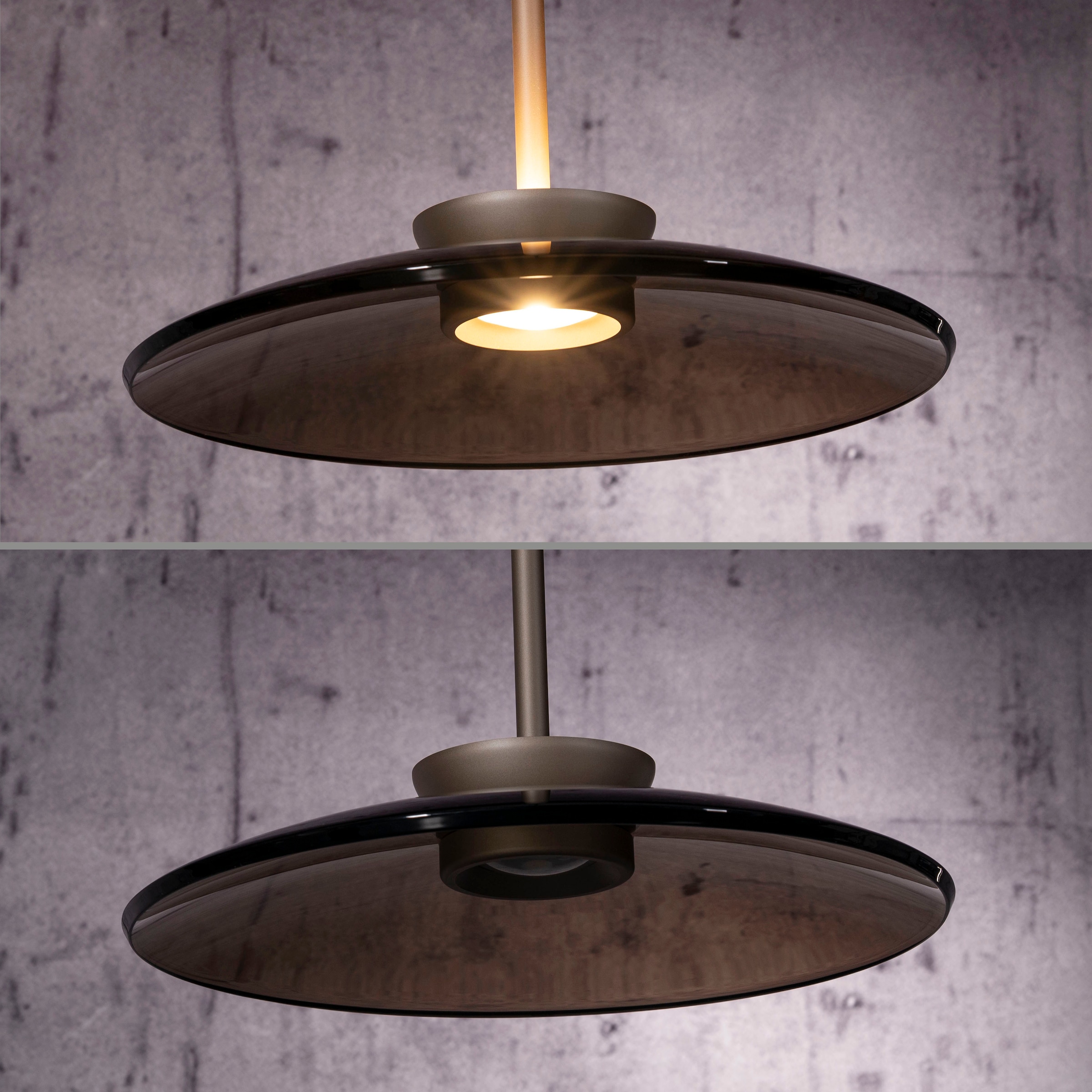 Neuhaus PURE LED Pendelleuchte »PURE E-Moon« LED-Board 1 Stk. warmweiß - kaltweiß e-LIFT® Funktion, CCT, dimmbar über Fernbedienung