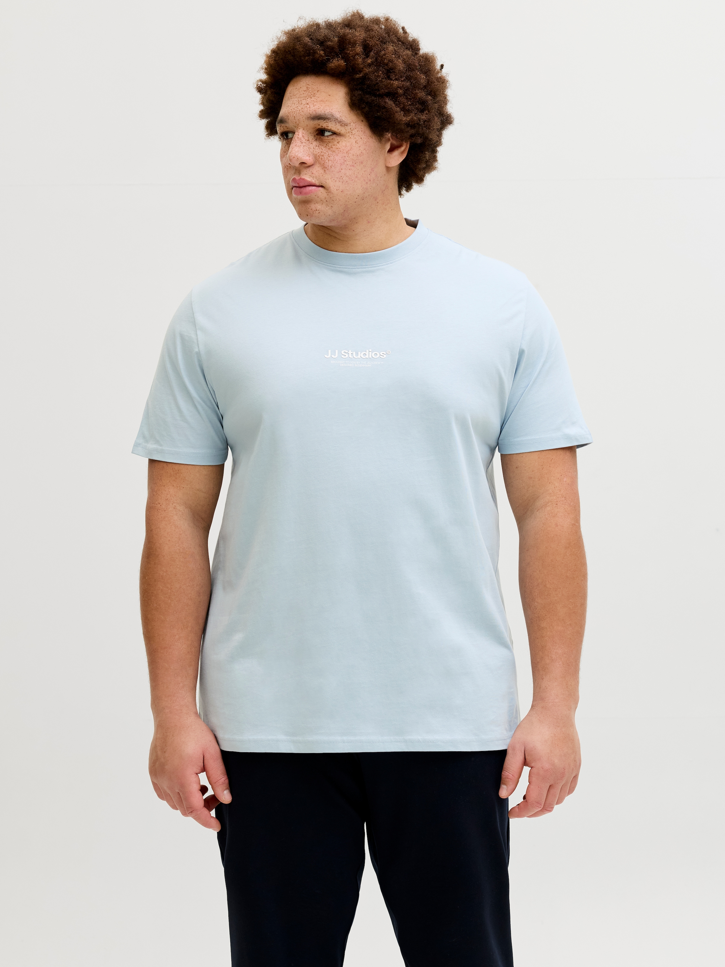 Jack & Jones PlusSize Rundhalsshirt "JJESOHO TEE SS CREW NECK NOOS PLS" Baumwolle, regular fit