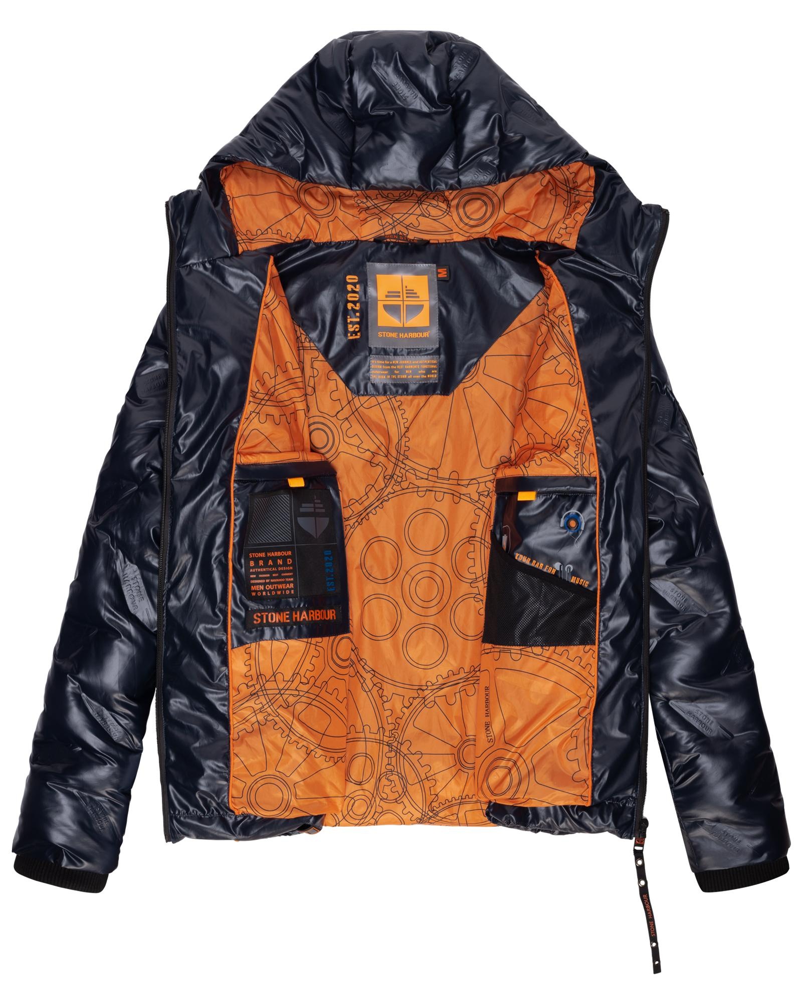 Stone Harbour Outdoorjacke »Geroo«, mit Kapuze, Sportliche, wasserdichte Herren Winterjacke mit Kapuze