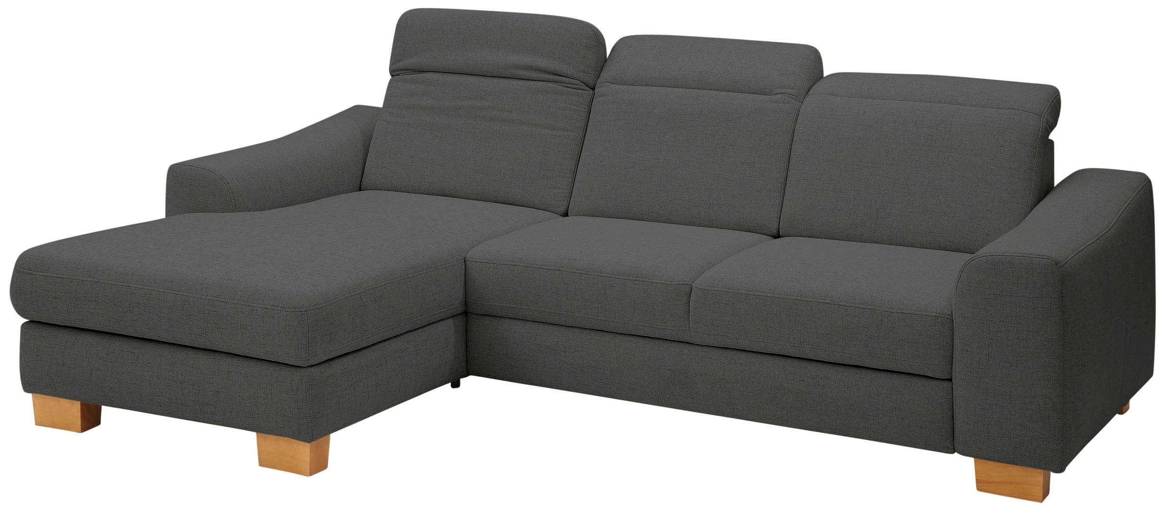 Home affaire Ecksofa »Dundee L-Form«, wahlweise mit Kopfteilverstellung und zusätzlich mit Bettfunktion
