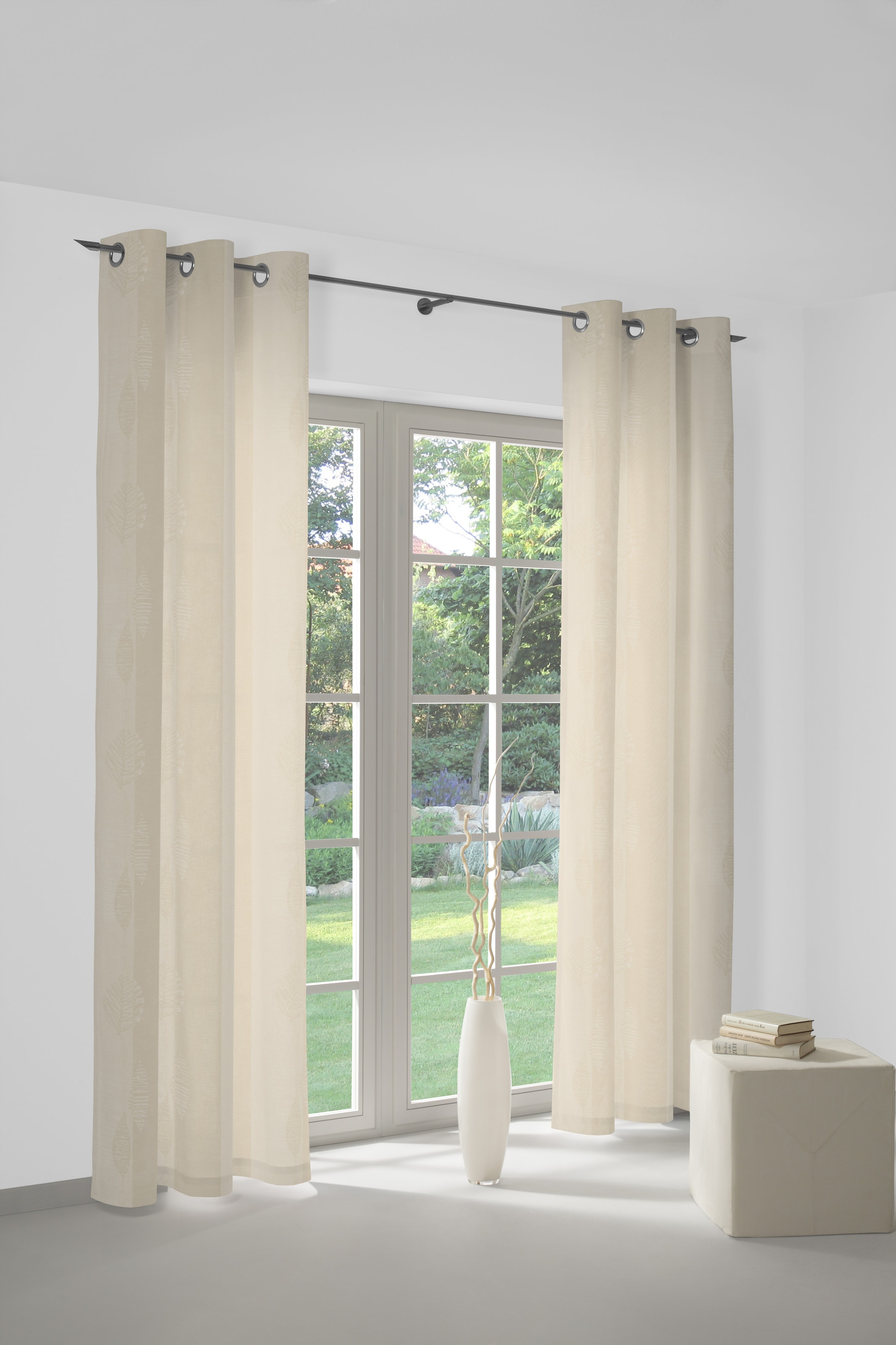 Wirth Vorhang "ILSENBURG" Ösen 1 Stk. tlg. günstig online kaufen