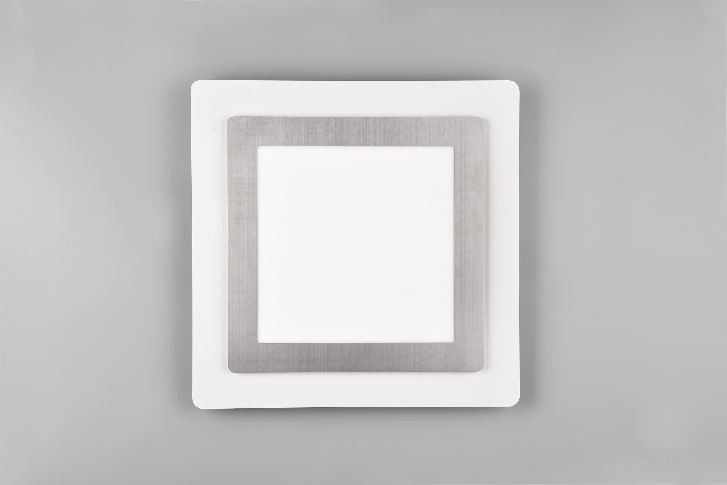 TRIO Leuchten LED Deckenleuchte »MORGAN, quadratische Deckenlampe 45x45cm, dimmbar, CCT, Memoryfunktion«, 1 flammig, Leuchtmittel LED-Board | LED fest integriert, Nachtlicht, Timer, 46W 6000 Lumen, 2700-6500 Kelvin, mit Fernbedienung