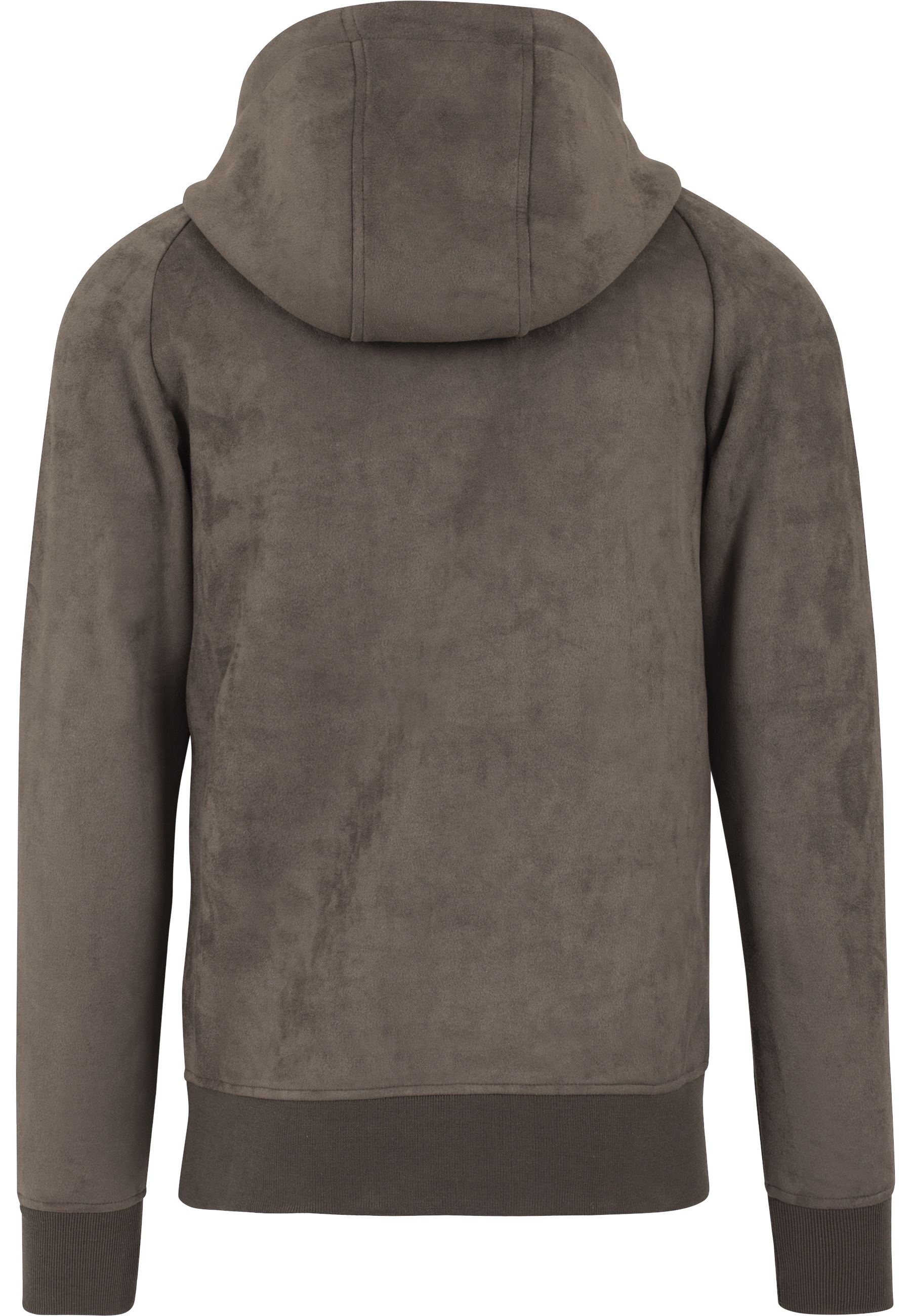URBAN CLASSICS Rundhalspullover "Urban Classics Herren Imitation Suede Hood günstig online kaufen