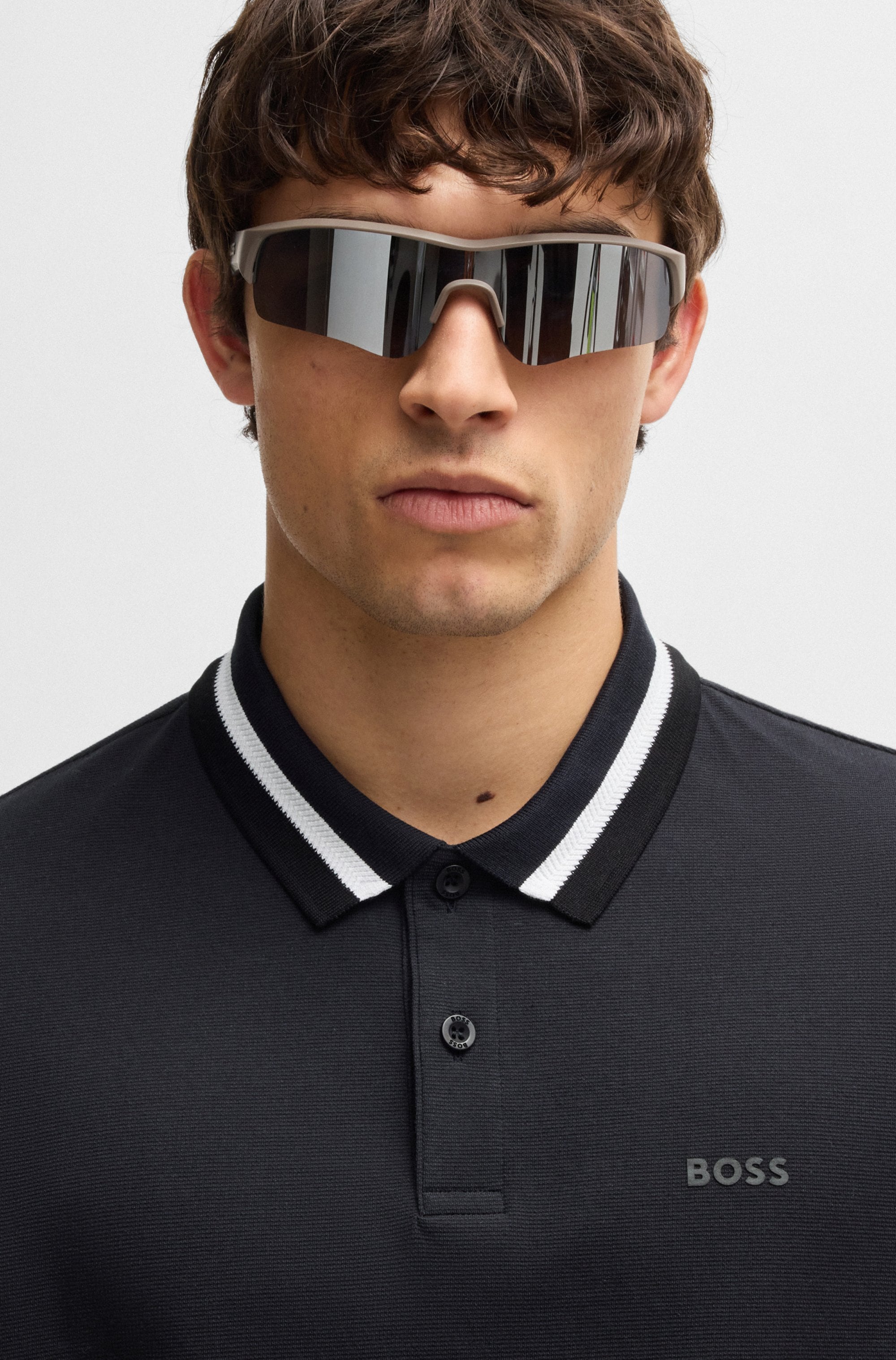 BOSS GREEN Poloshirt »Paddy AP Herit«, mit kontrastfarbenen Details